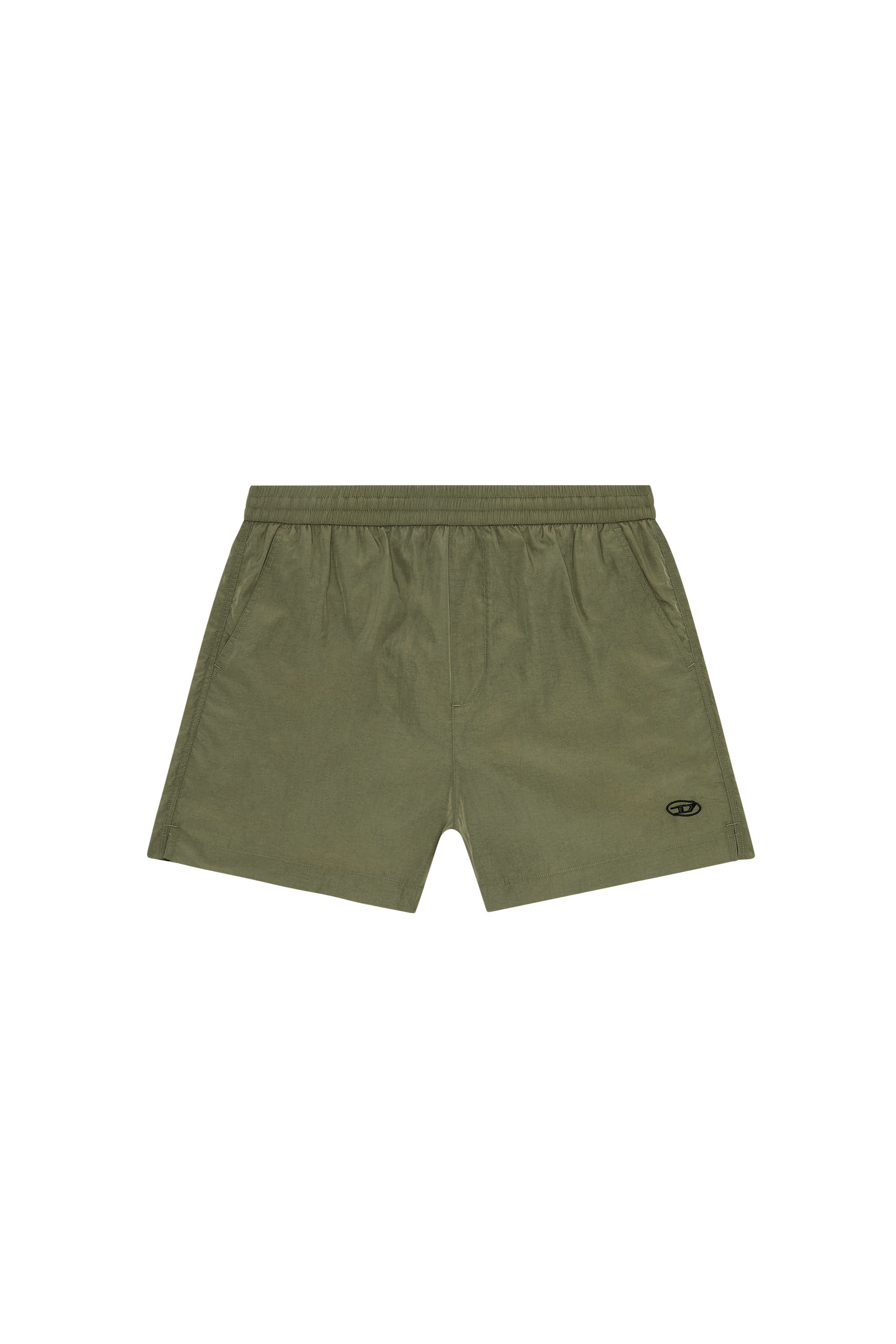 Diesel - BMBX-RIO-41CM-PARACHUTE, Man's Nylon board shorts in Military Green - 4