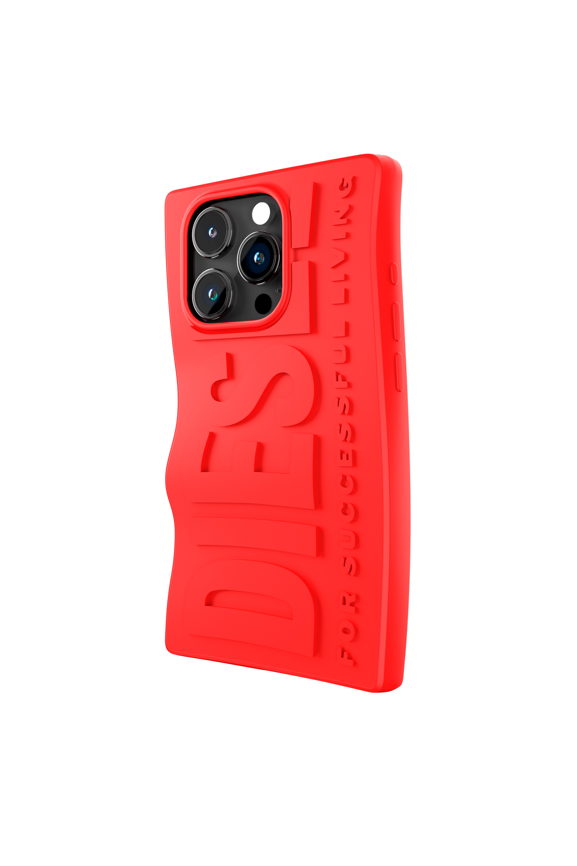 Diesel - 54117 MOULDED CASE, Funda D By iP15 Pro Unisex in Rojo - 4