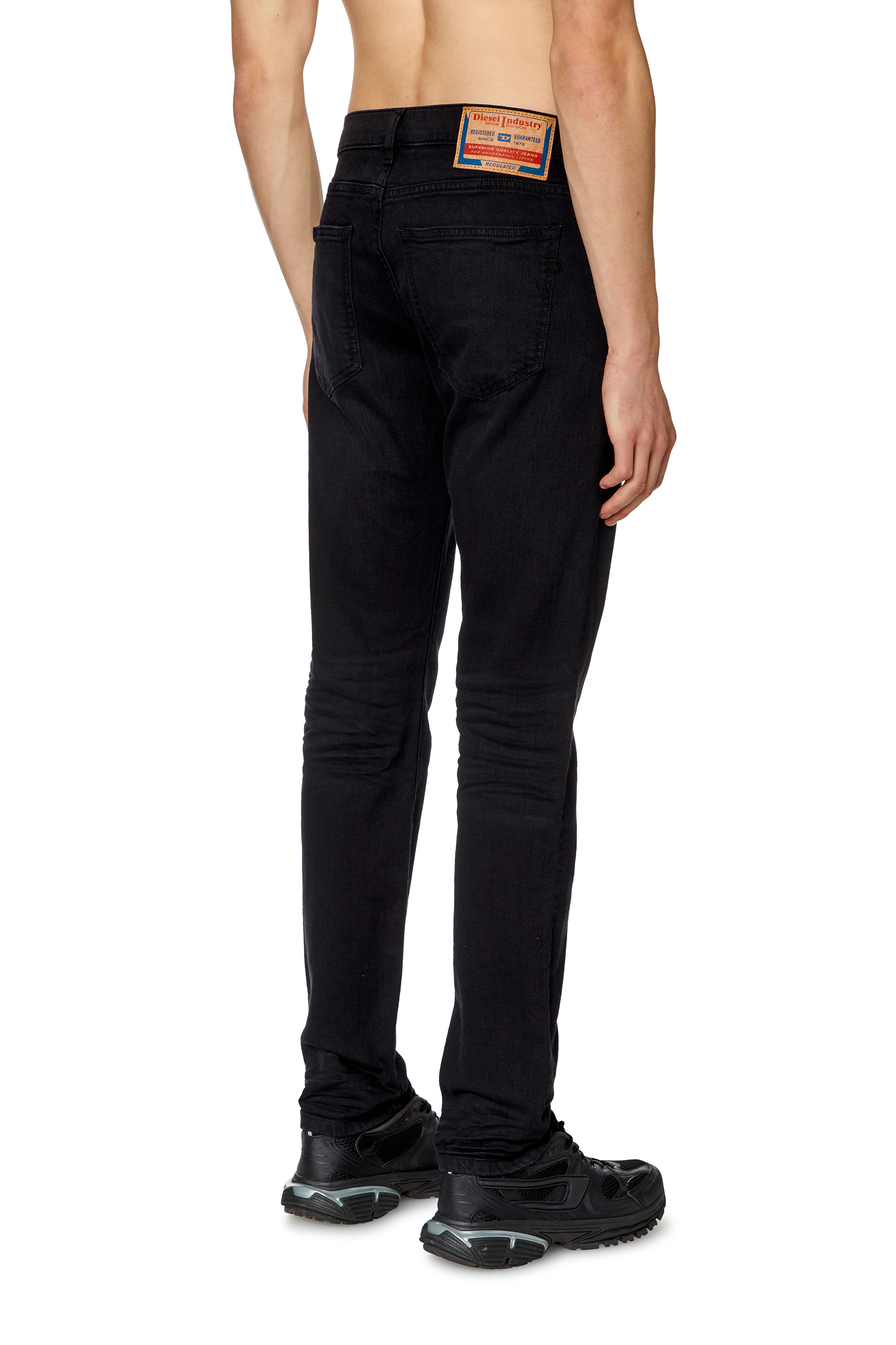 Diesel - Slim Jeans 2019 D-Strukt 0KIAJ Hombre, Negro/Gris oscuro - 3