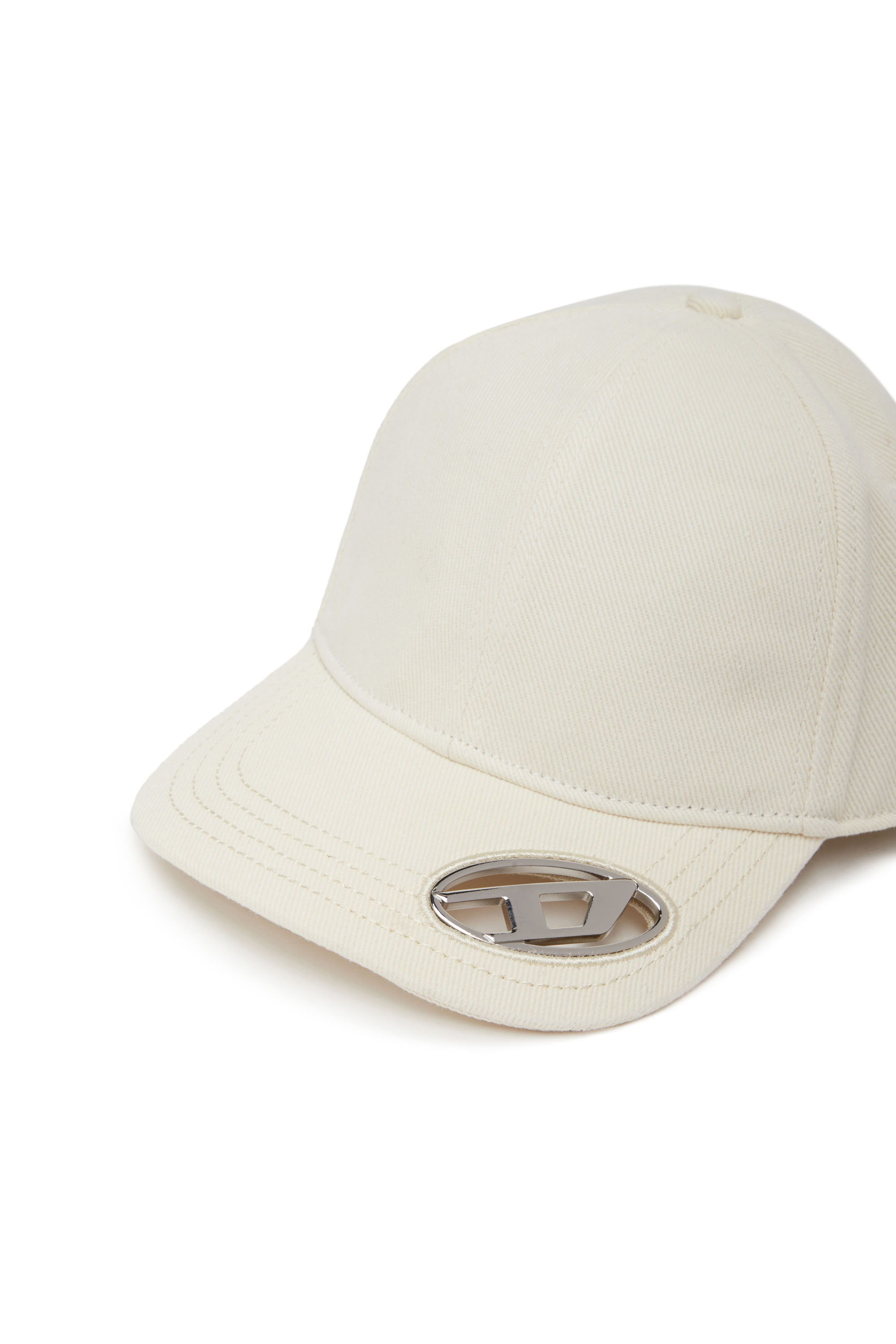 Diesel - C-PLAK, Gorra de béisbol con placa oval D Hombre in Blanco - 3