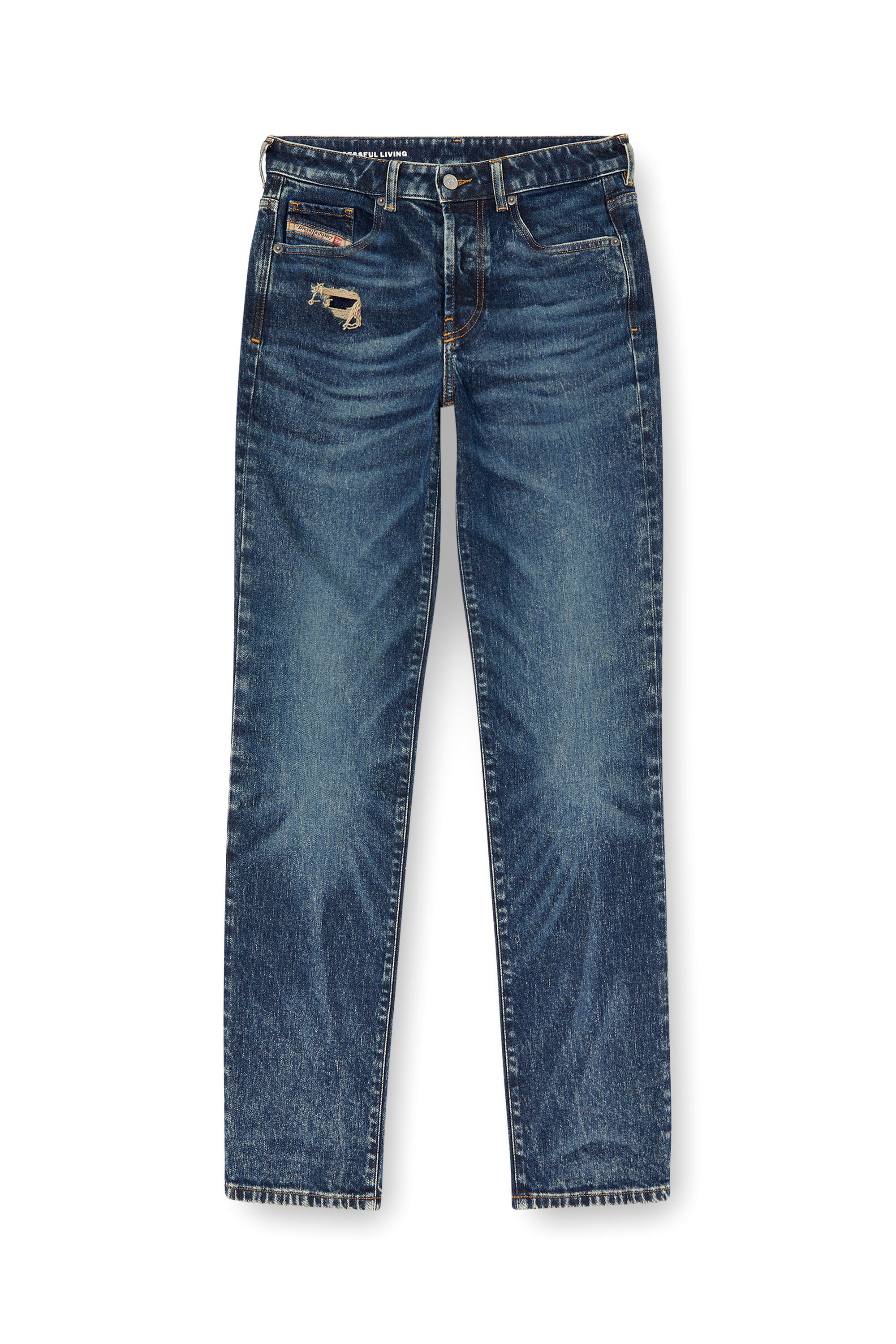 Diesel - Regular Jeans 1989 D-Mine 007Y3 Mujer, Azul Oscuro - 3