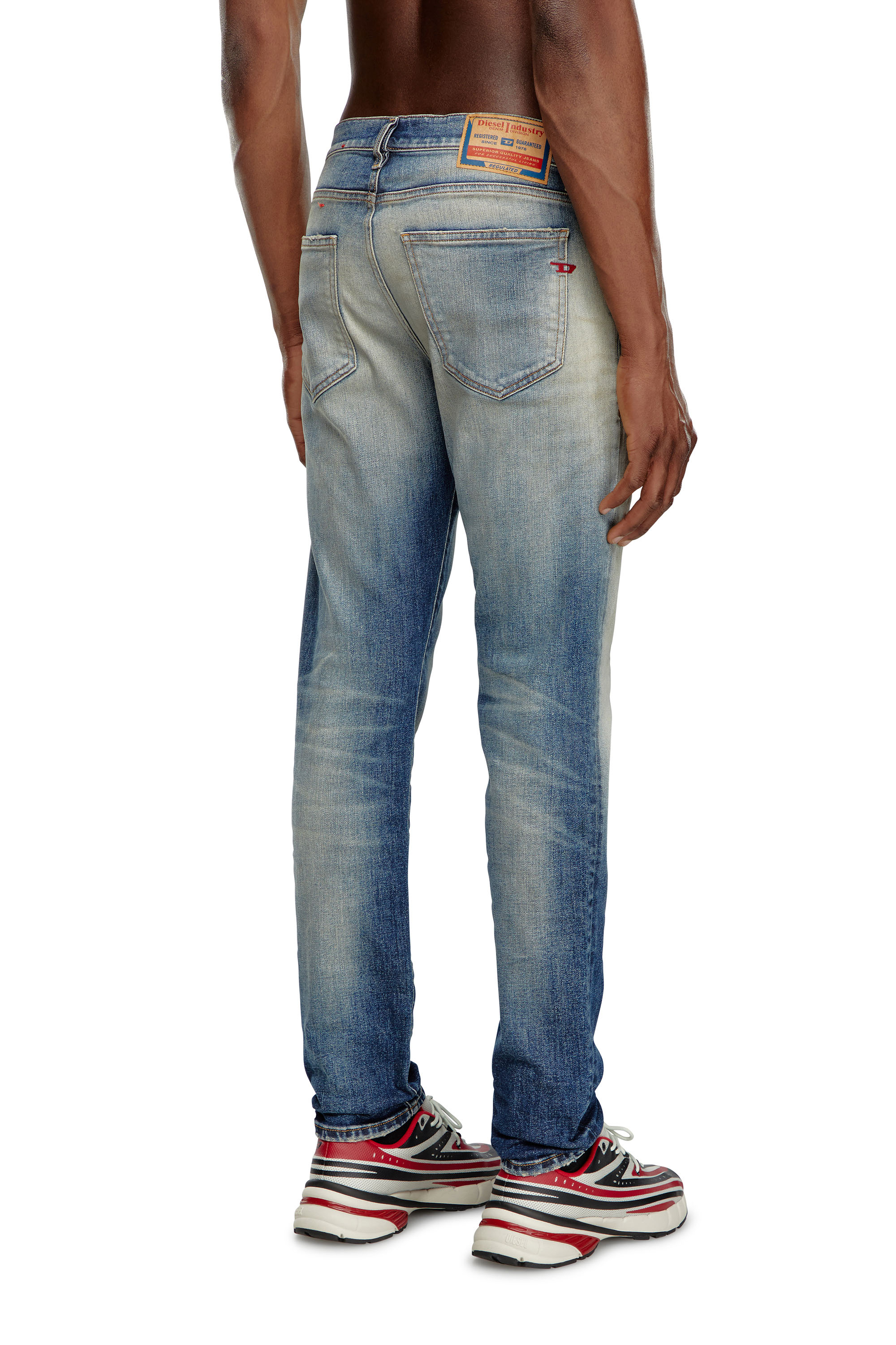 Diesel - Slim Jeans 2019 D-Strukt 09J64 Hombre, Azul Oscuro - 4