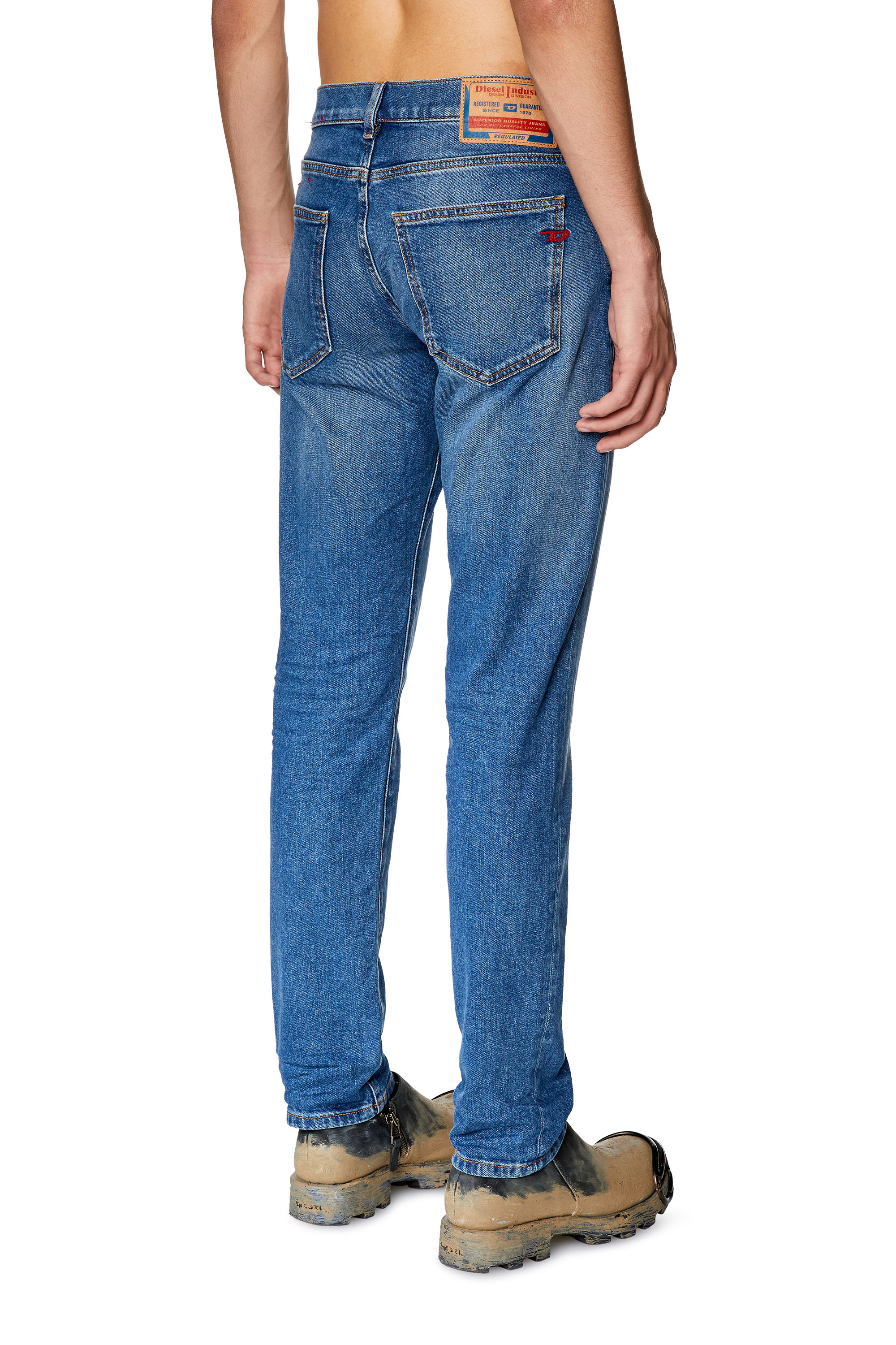 Diesel - Slim Jeans 2019 D-Strukt 0ENAT Hombre, Azul medio - 4