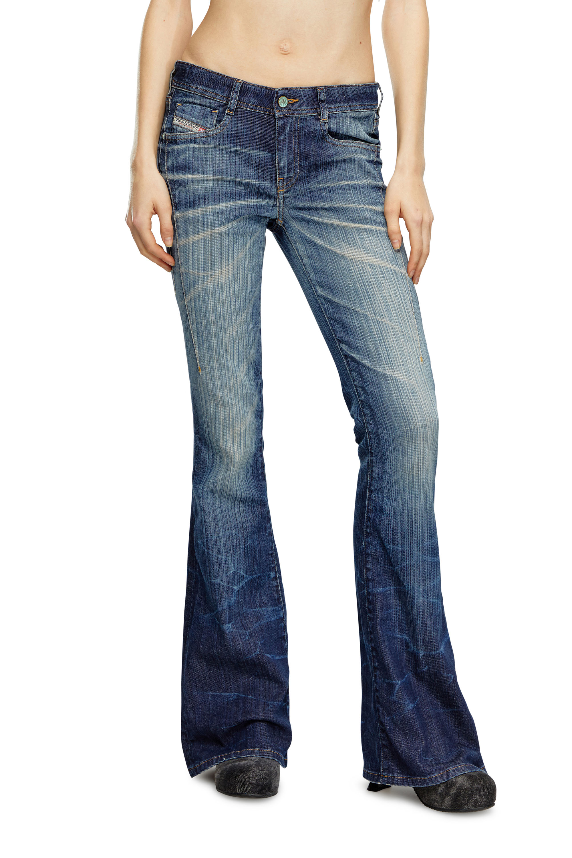 Diesel - Woman's Bootcut Jeans 1969 D-Ebbey 09I03, Dark Blue - 1