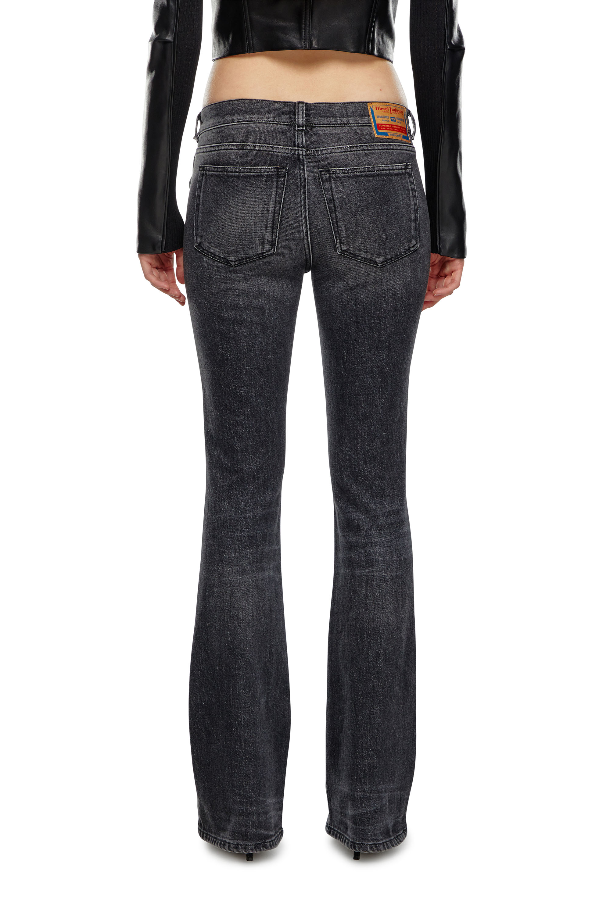 Diesel - Woman's Bootcut Jeans 1969 D-Ebbey 0CKAH, Black/Dark grey - 3