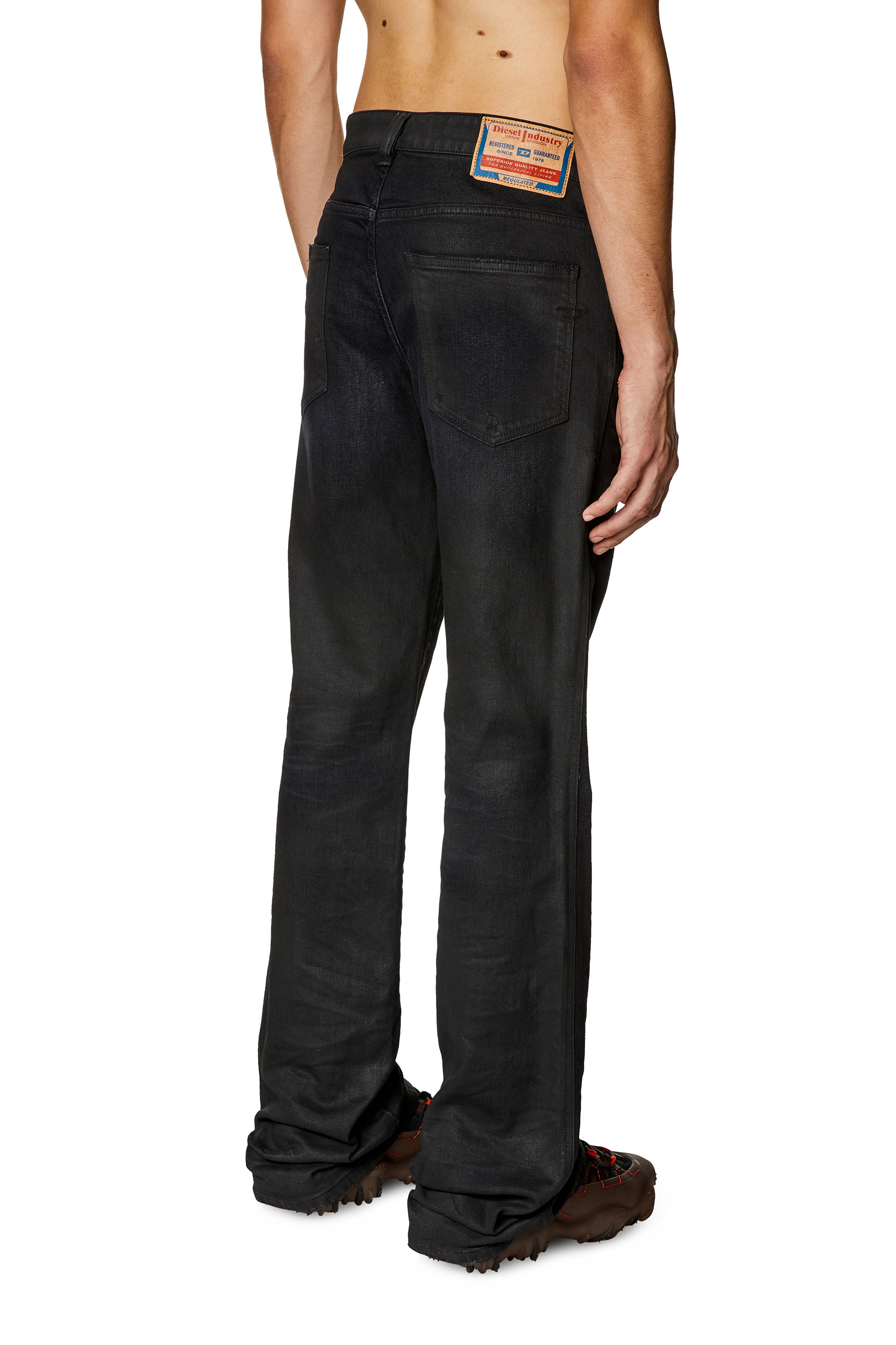 Diesel - Man's Bootcut Jeans 1998 D-Buck 09I19, Black/Dark grey - 3