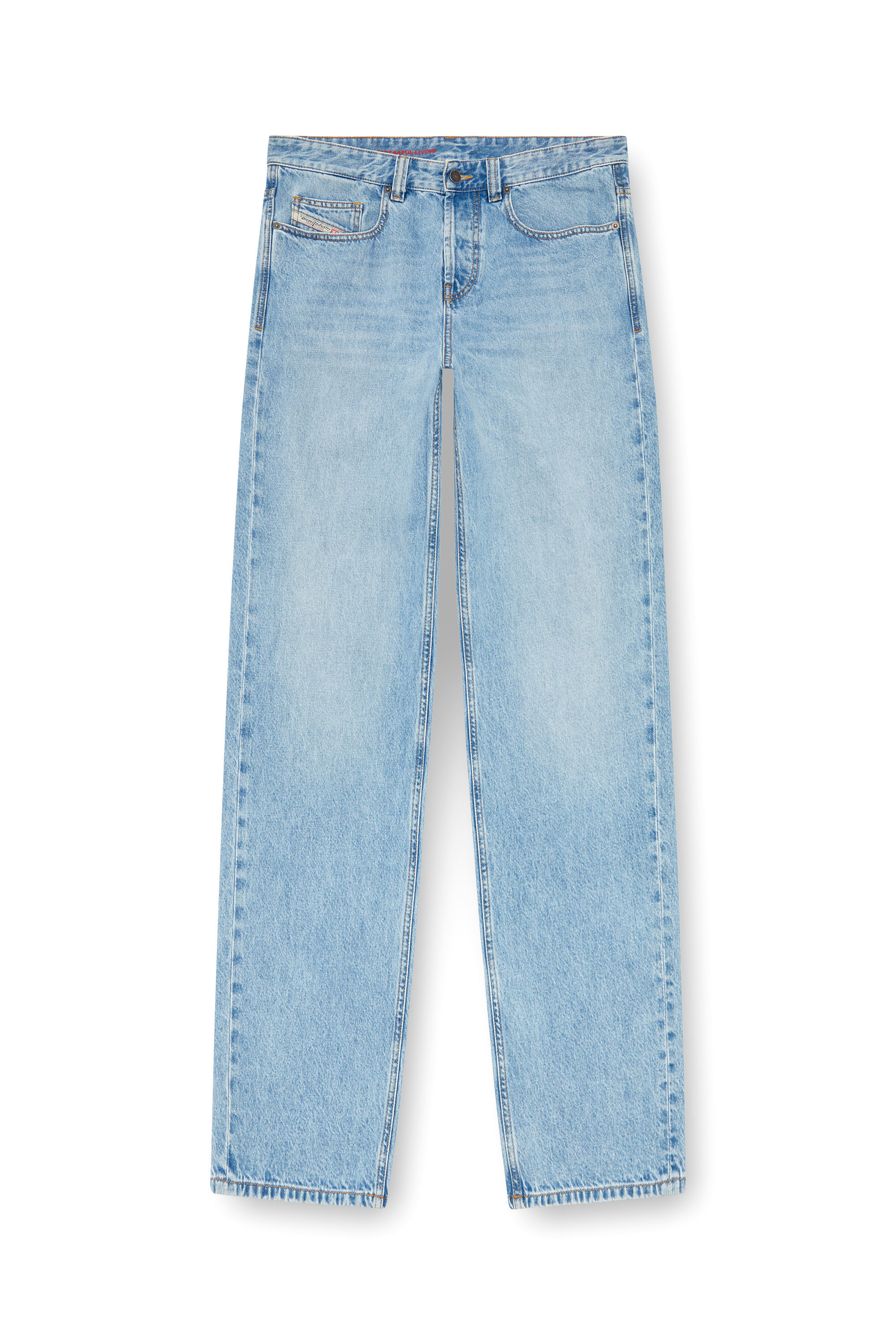 Diesel - Man's Relaxed Jeans 2001 D-Macro 09I29, Light Blue - 3