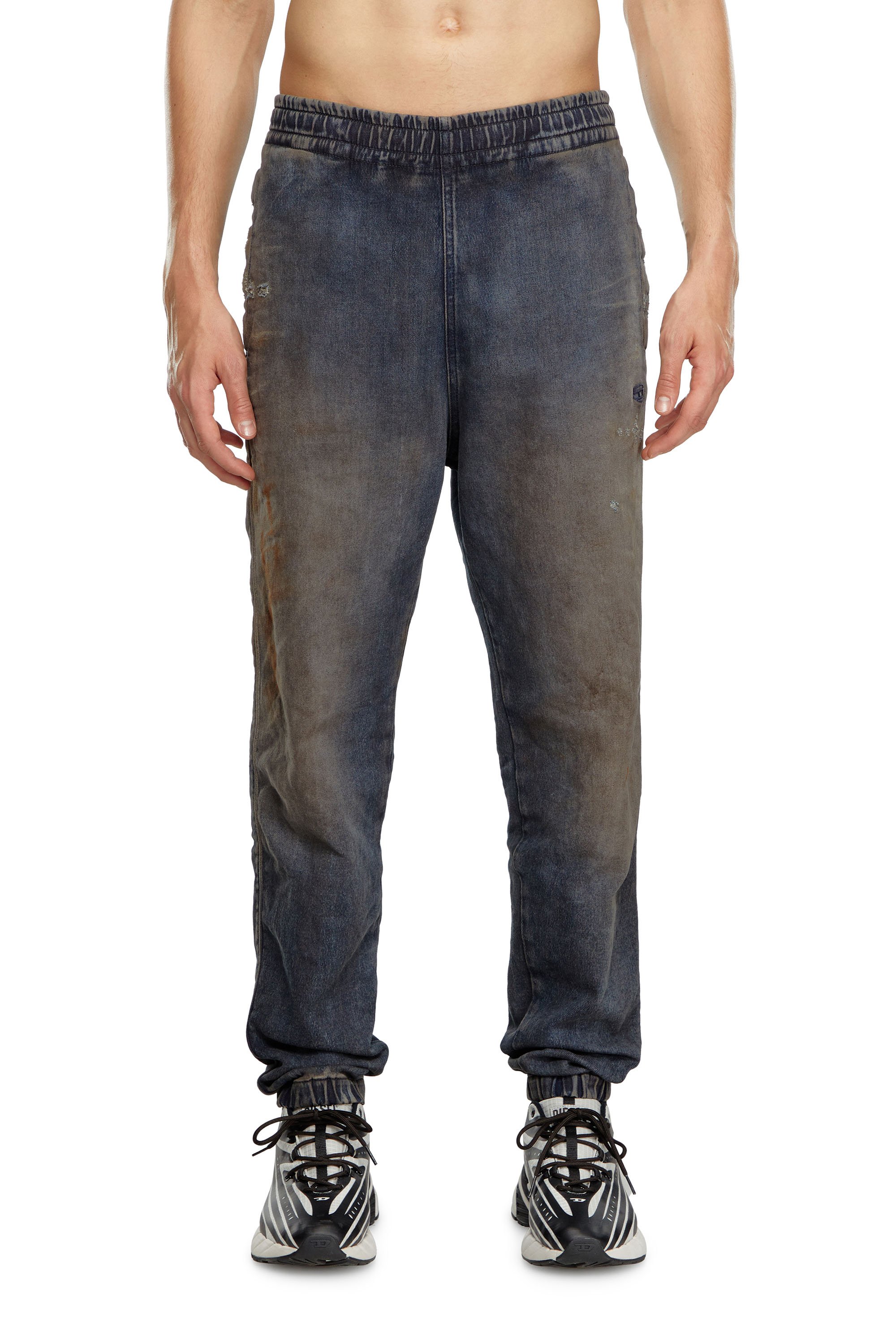 Diesel - Man's Slim D-Labb Track denim 068LV, Dark Blue - 2