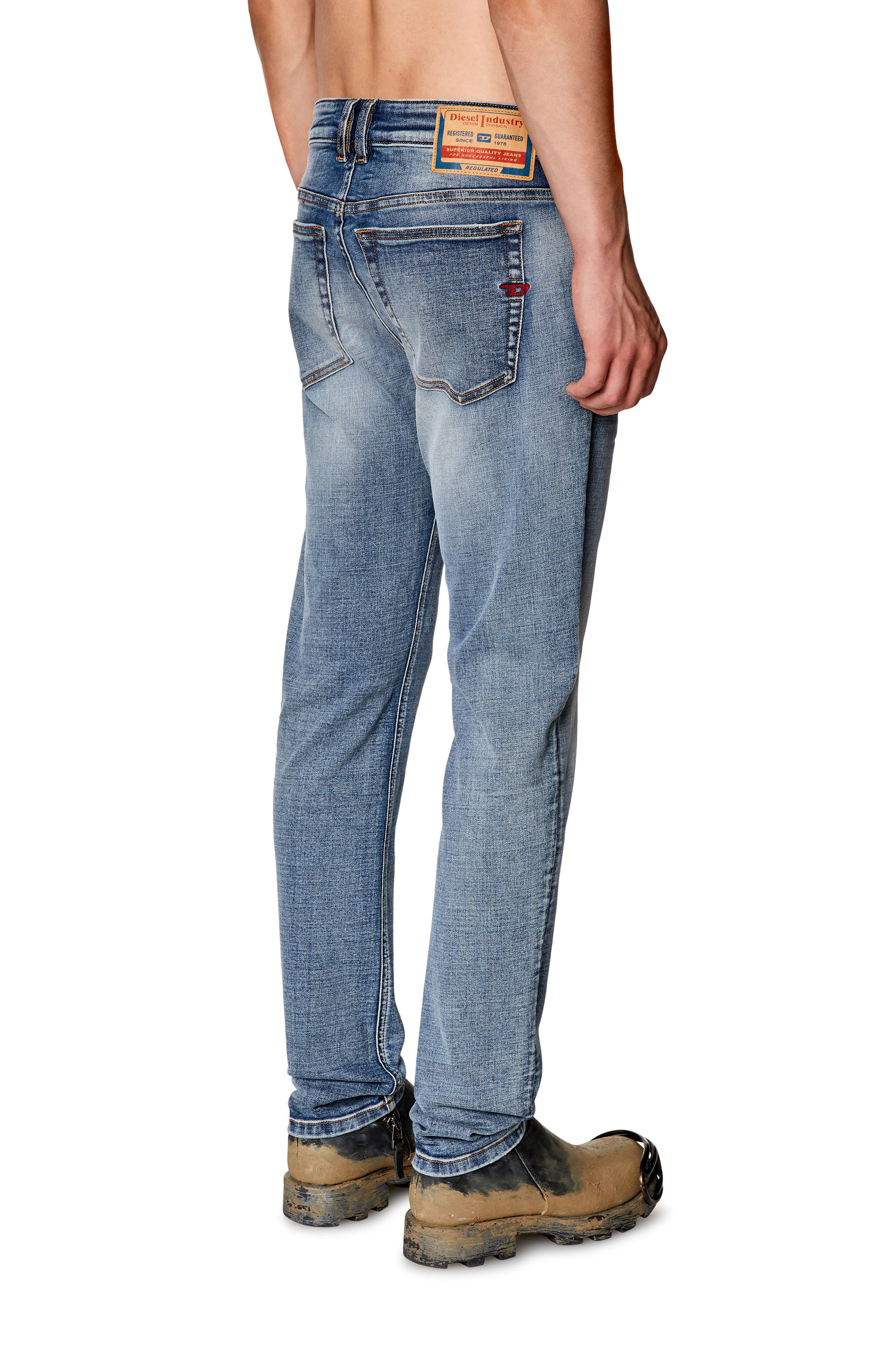 Diesel - Man's Skinny Jeans 1979 Sleenker 0PFAW, Medium blue - 4