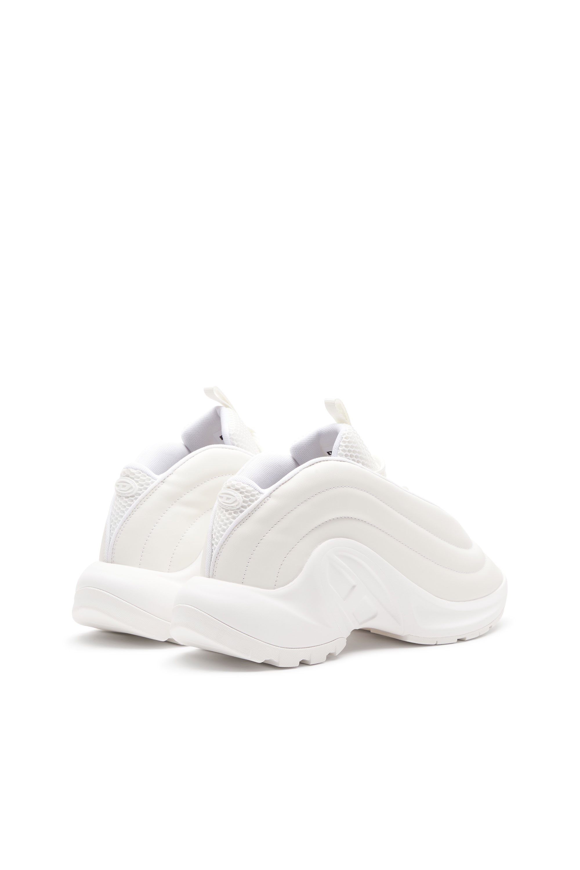 Diesel - S-D-RUNNER X, Unisex's S-D-Runner X-Slip-on sneakers with matte Oval D instep in White - 3