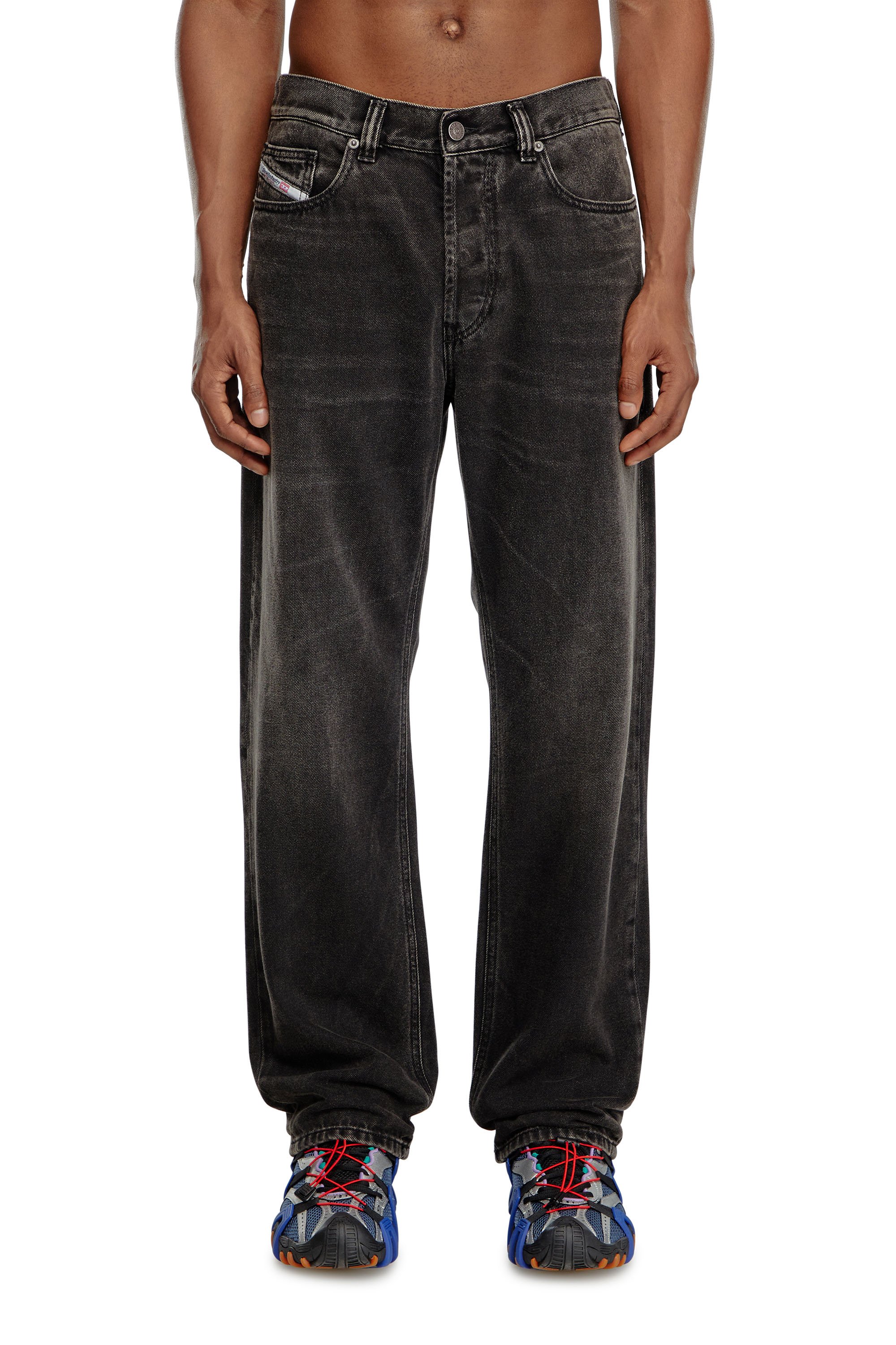 Diesel - Man's Regular Jeans 2010 D-Macs 09J96, Black/Dark grey - 1