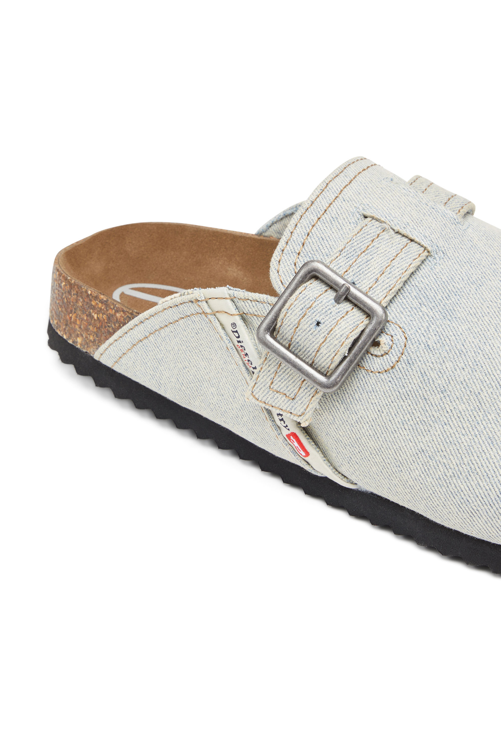 Diesel - D-WOODSTOCK X, Man's D-Woodstock-Mules in faded denim in Light Blue - 6