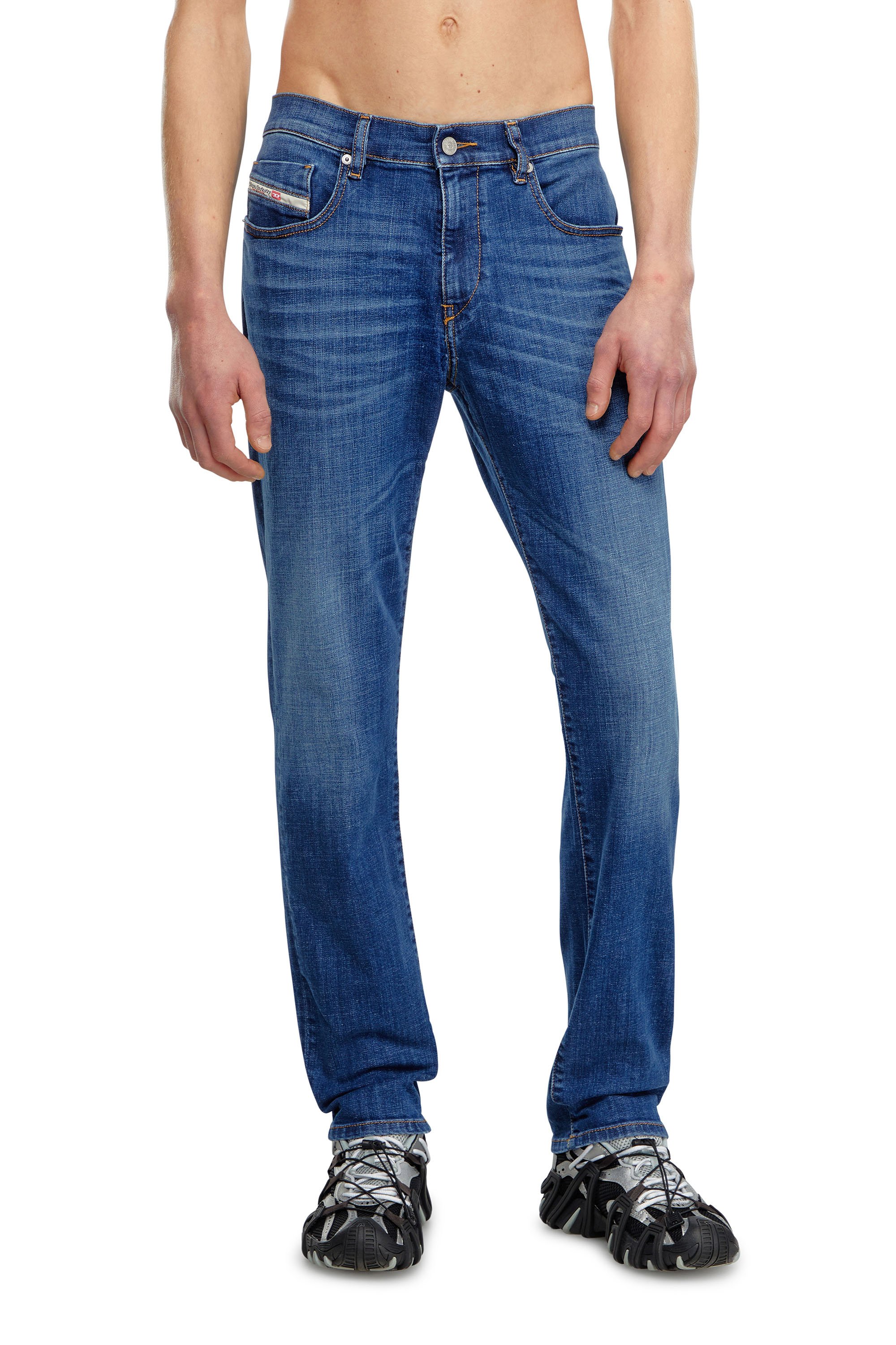 Diesel - Slim Jeans 2019 D-Strukt 09K04 Hombre, Azul medio - 2