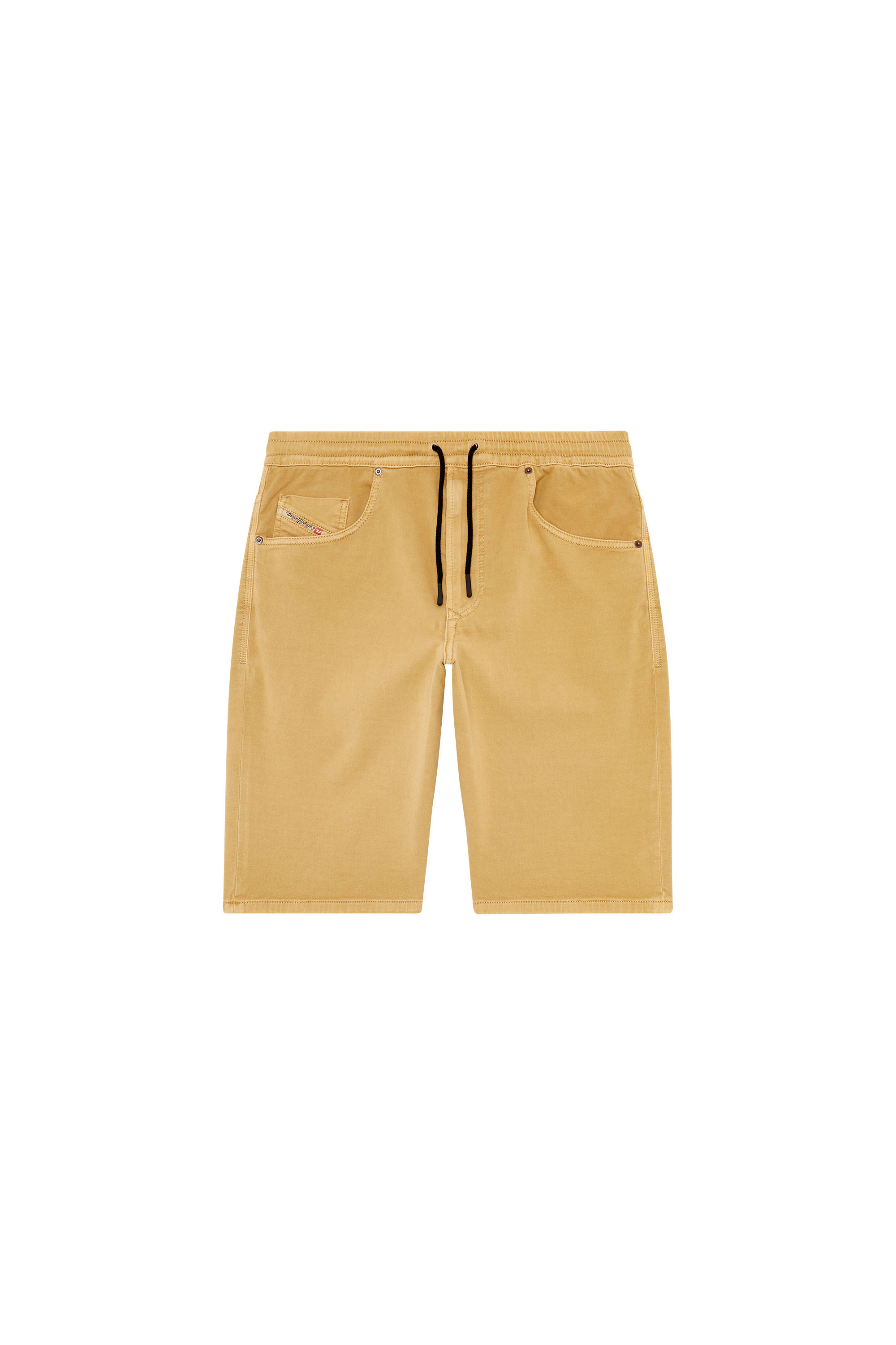 Diesel - 2033 D-KROOLEY-SHORT JOGG, Man's Chino shorts in JoggJeans in Light Brown - 4