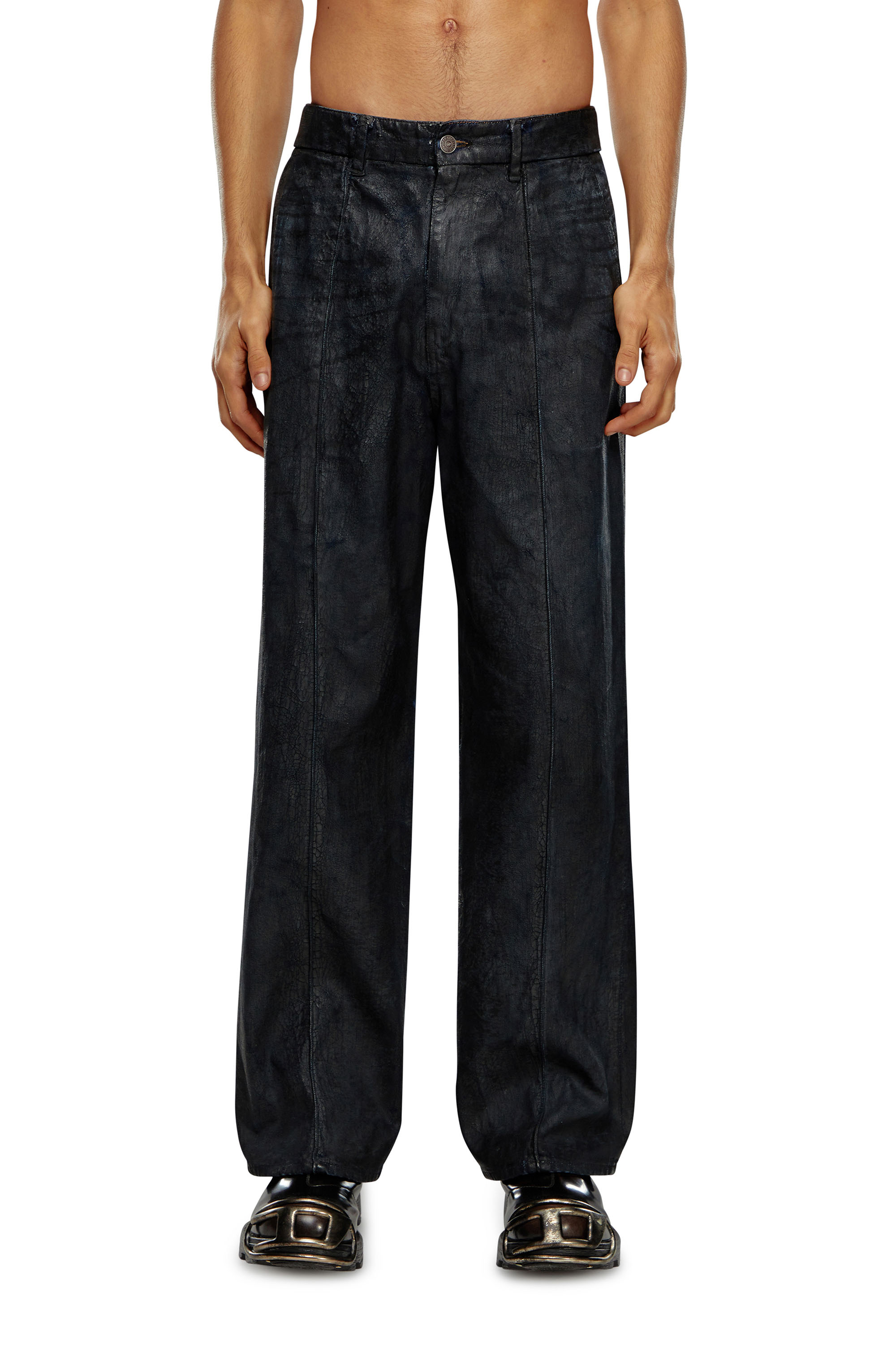 Diesel - Man's Relaxed Jeans D-Chino-Work 0PGAZ, Black - 1