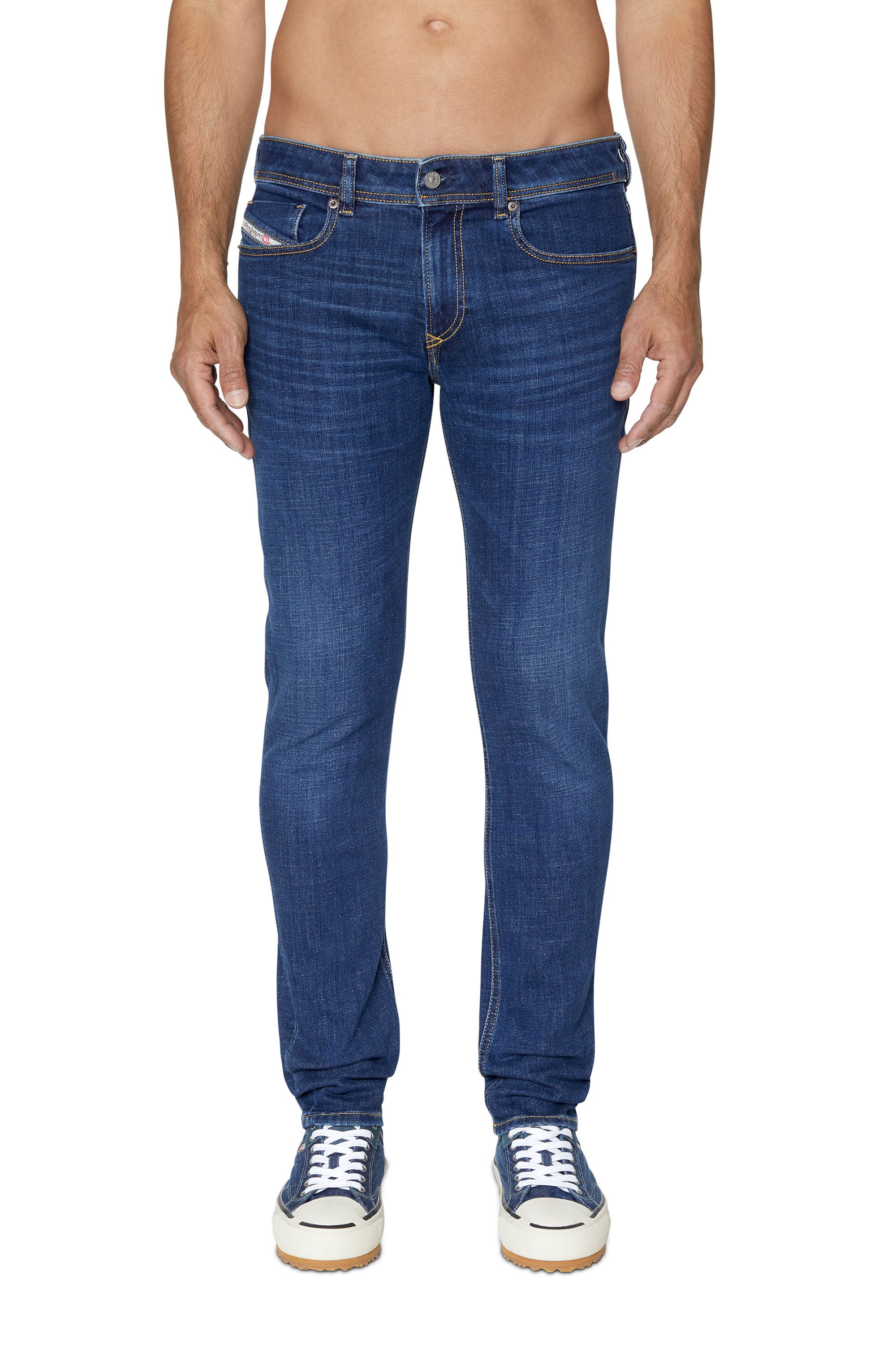 Diesel - Skinny Jeans 1979 Sleenker 09B98 Hombre, Azul Oscuro - 2