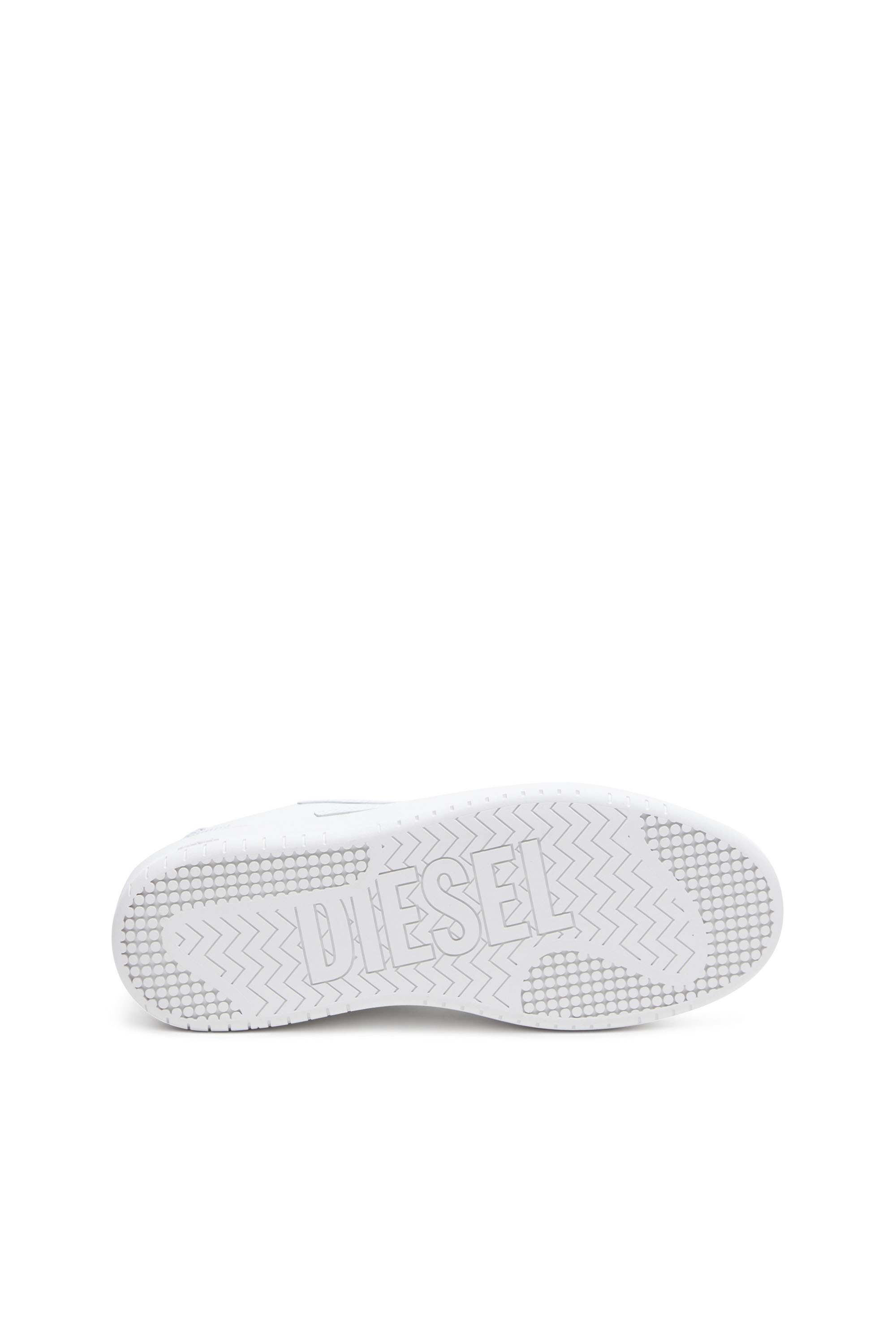 Diesel - S-ATHENE BOLD X, Woman's S-Athene Bold-Flatform sneakers in leather in White - 4