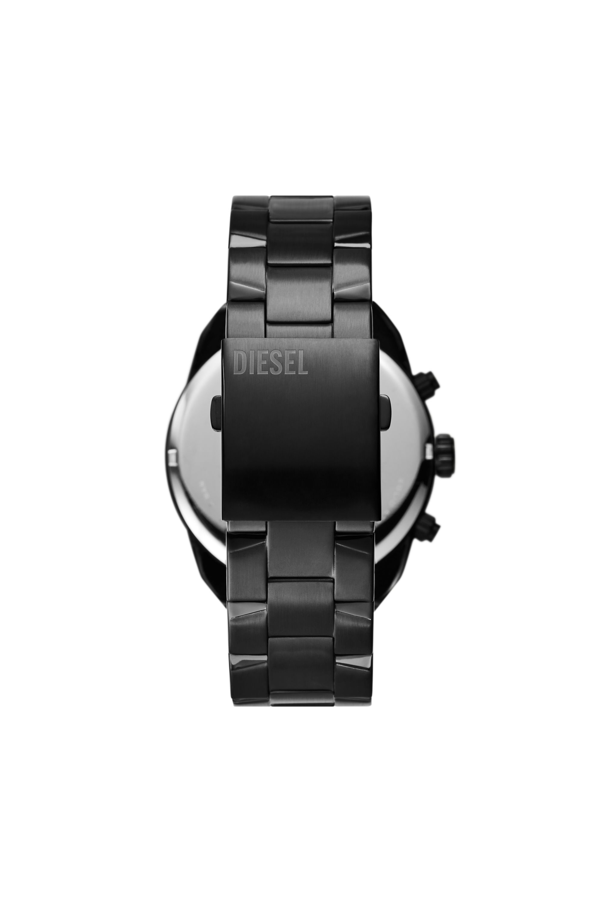 Diesel - DZ4644, Man's Spiked chronograph black stainless steel watch in Black - 2