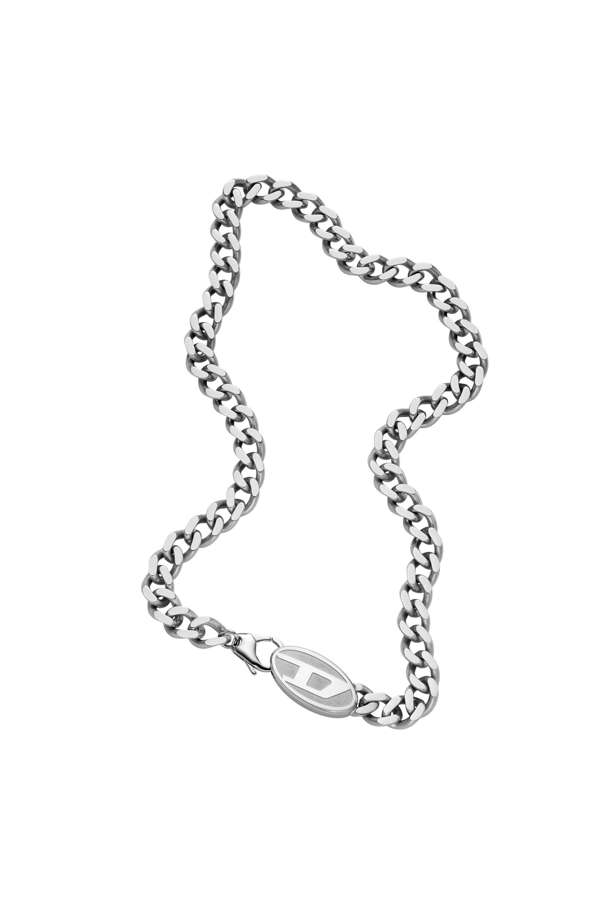 Diesel - DX1509, Unisex's Stainless steel chain necklace in Silver - 2