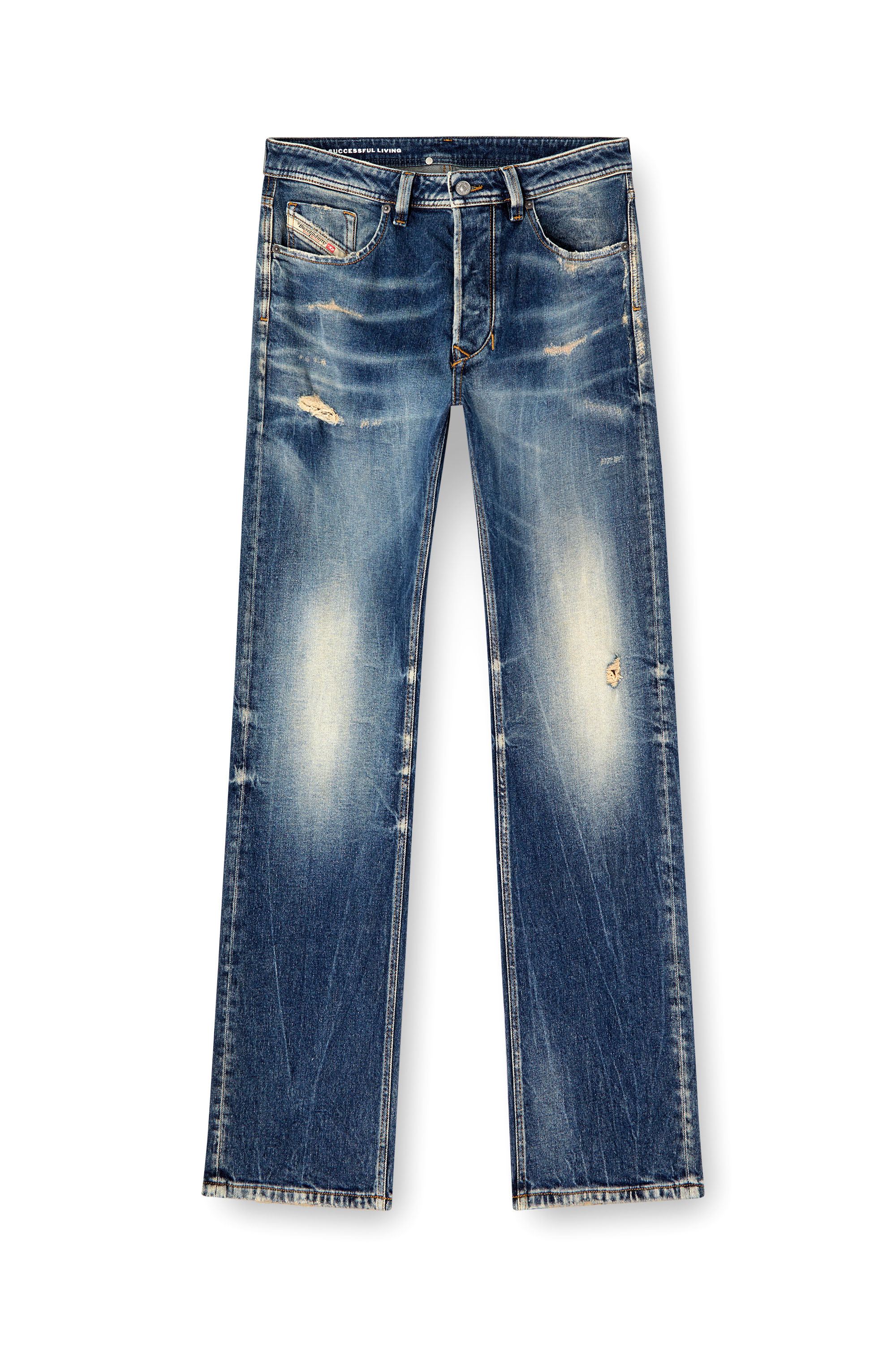 Diesel - Man's Regular Jeans 1985 Larkee 007Y6, Dark Blue - 3