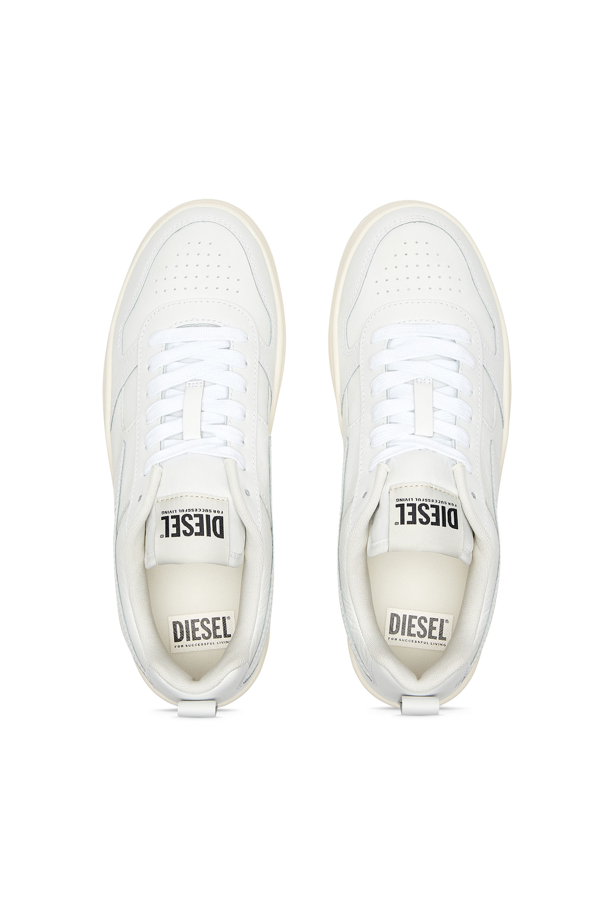 Diesel - S-UKIYO V2 LOW, Man's S-Ukiyo V2 Low - Low-top sneakers with D branding in White - 5