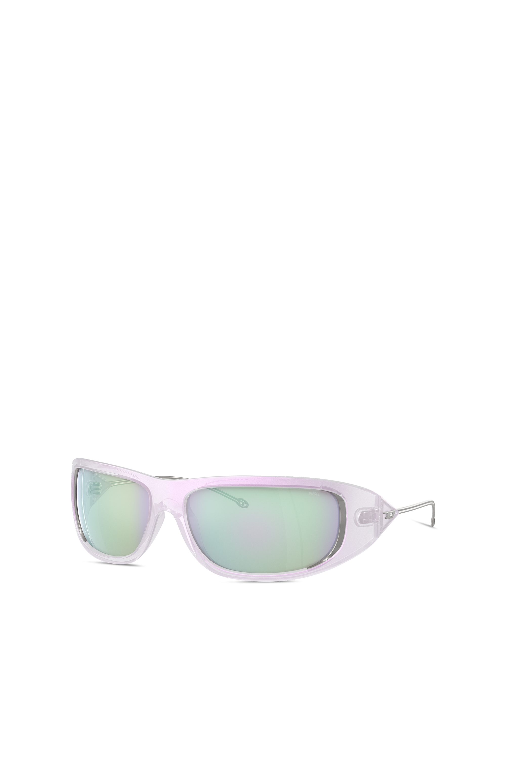 Diesel - 0DL3001, Gafas con estilo envolvente Unisex in Blanco - 4