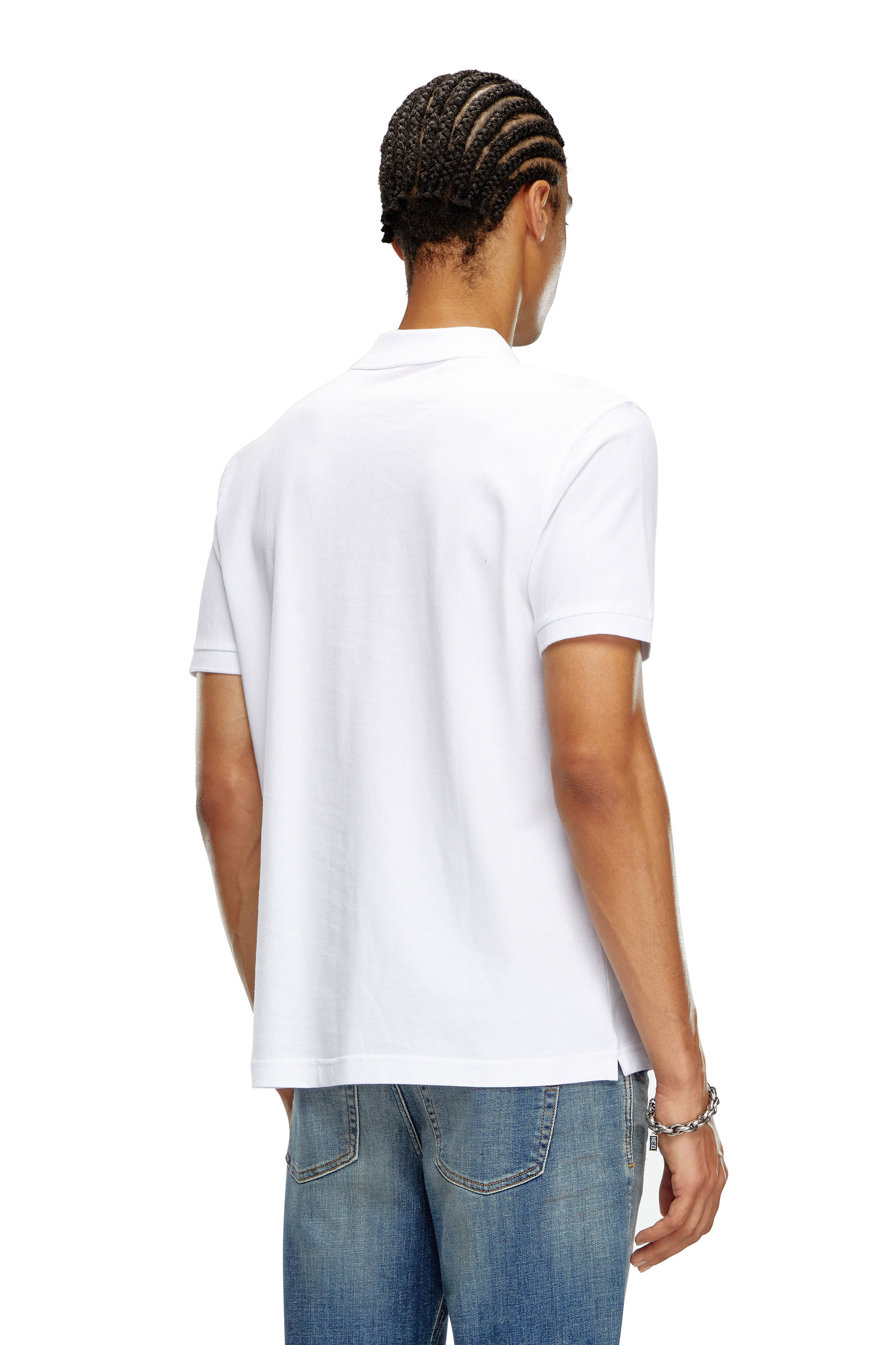 Diesel - T-REJUST-DOVAL-PJ, Polo con parche oval D Hombre in Blanco - 3