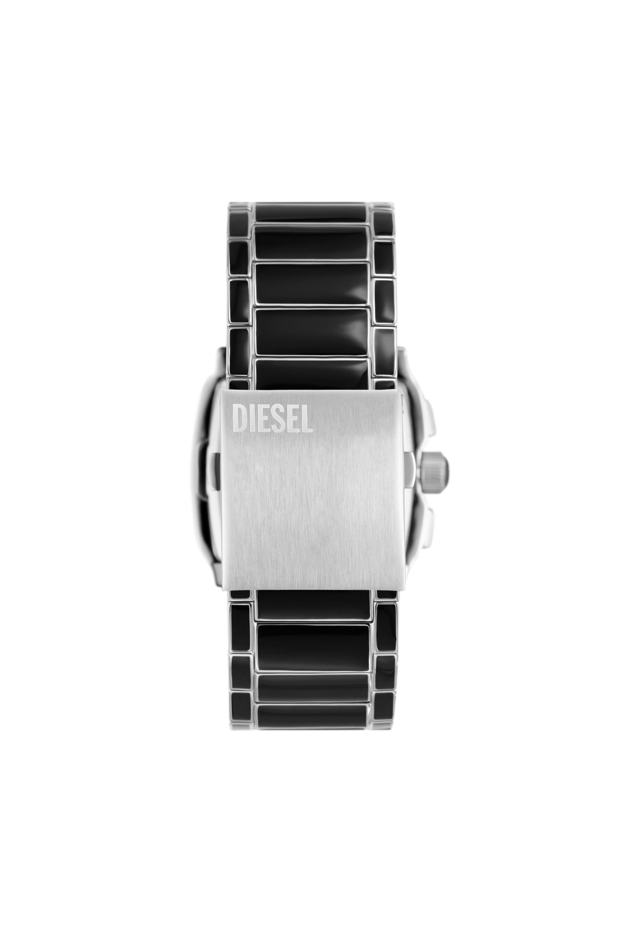 Diesel - DZ4646, Man's Cliffhanger black enamel and stainless steel watch in Black - 2