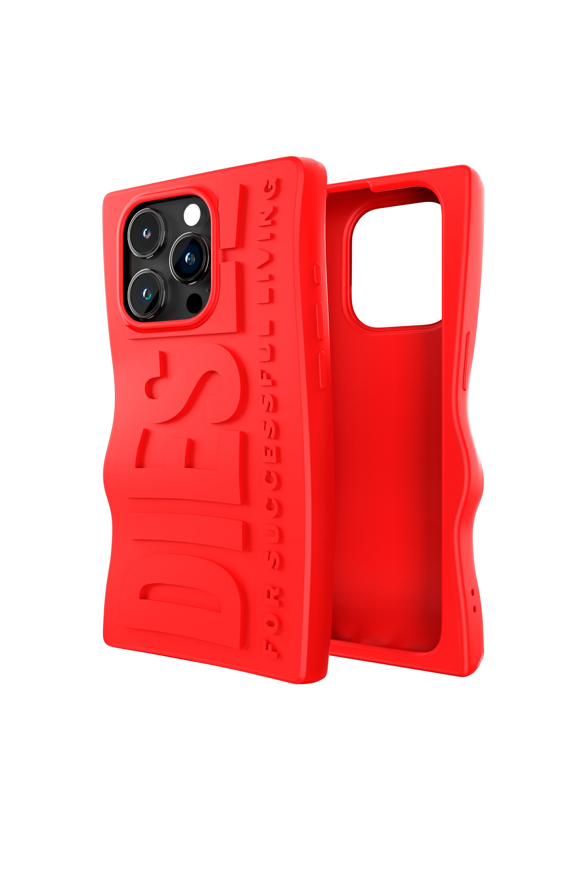 Diesel - 54117 MOULDED CASE, Funda D By iP15 Pro Unisex in Rojo - 1