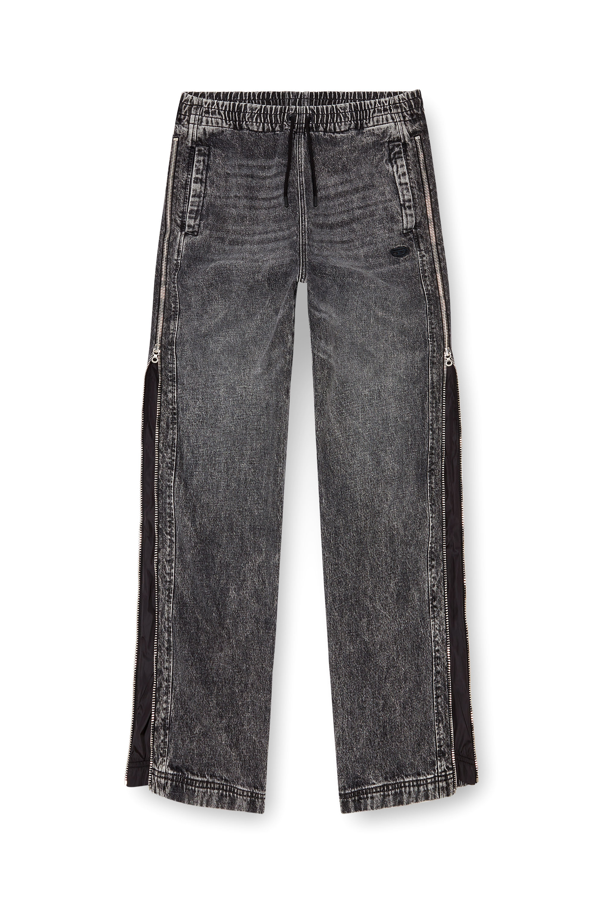 Diesel - Man's Relaxed Jeans D-Martian 09K24, Black/Dark grey - 3