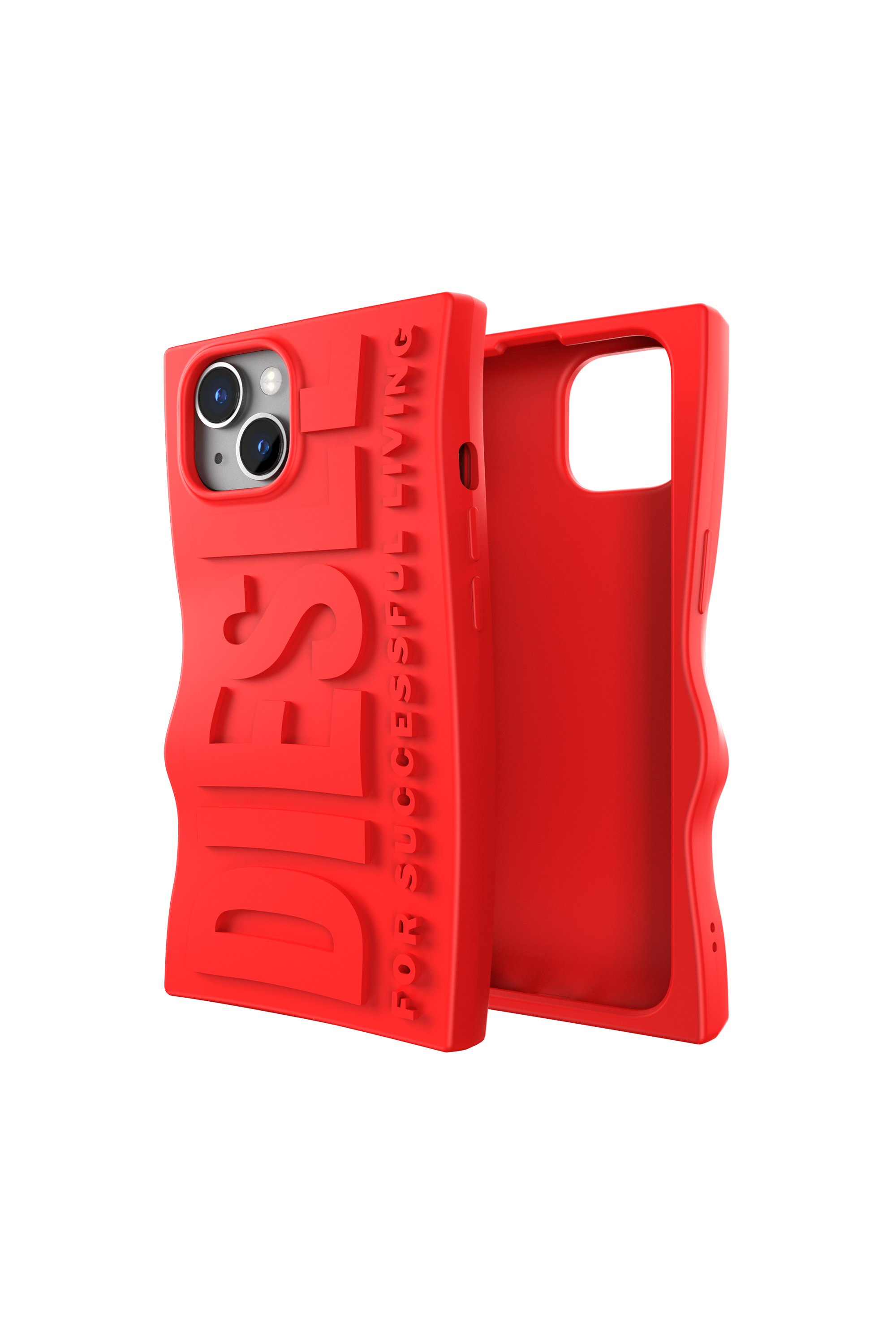 Diesel - 54115 MOULDED CASE, Funda D By iPhone 13/iPhone 14 Unisex in Rojo - 1