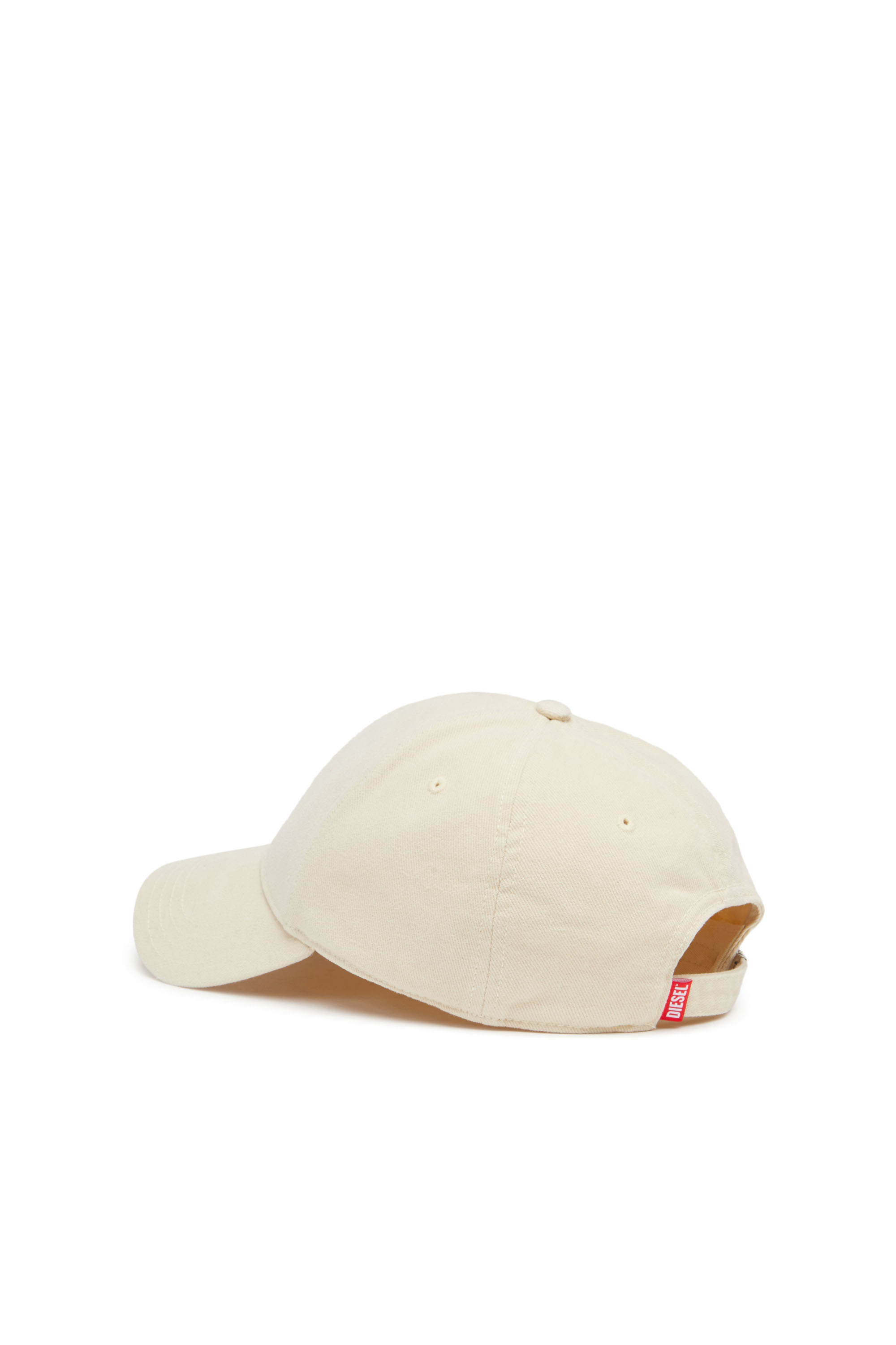 Diesel - C-RUN-WASH, Man's Baseball cap in washed cotton twill in White - 2