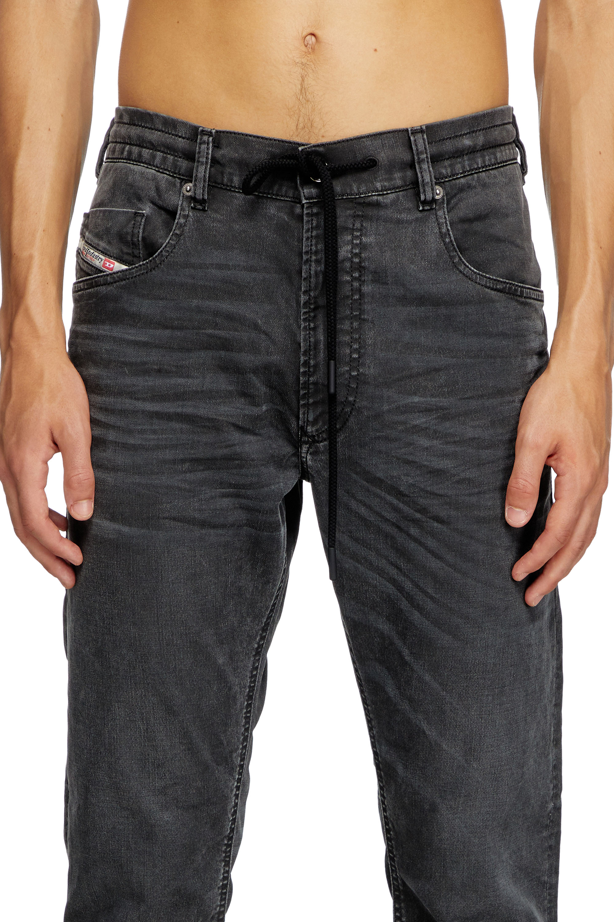 Diesel - Man's Regular 2030 D-Krooley Joggjeans® 09J75, Black - 5