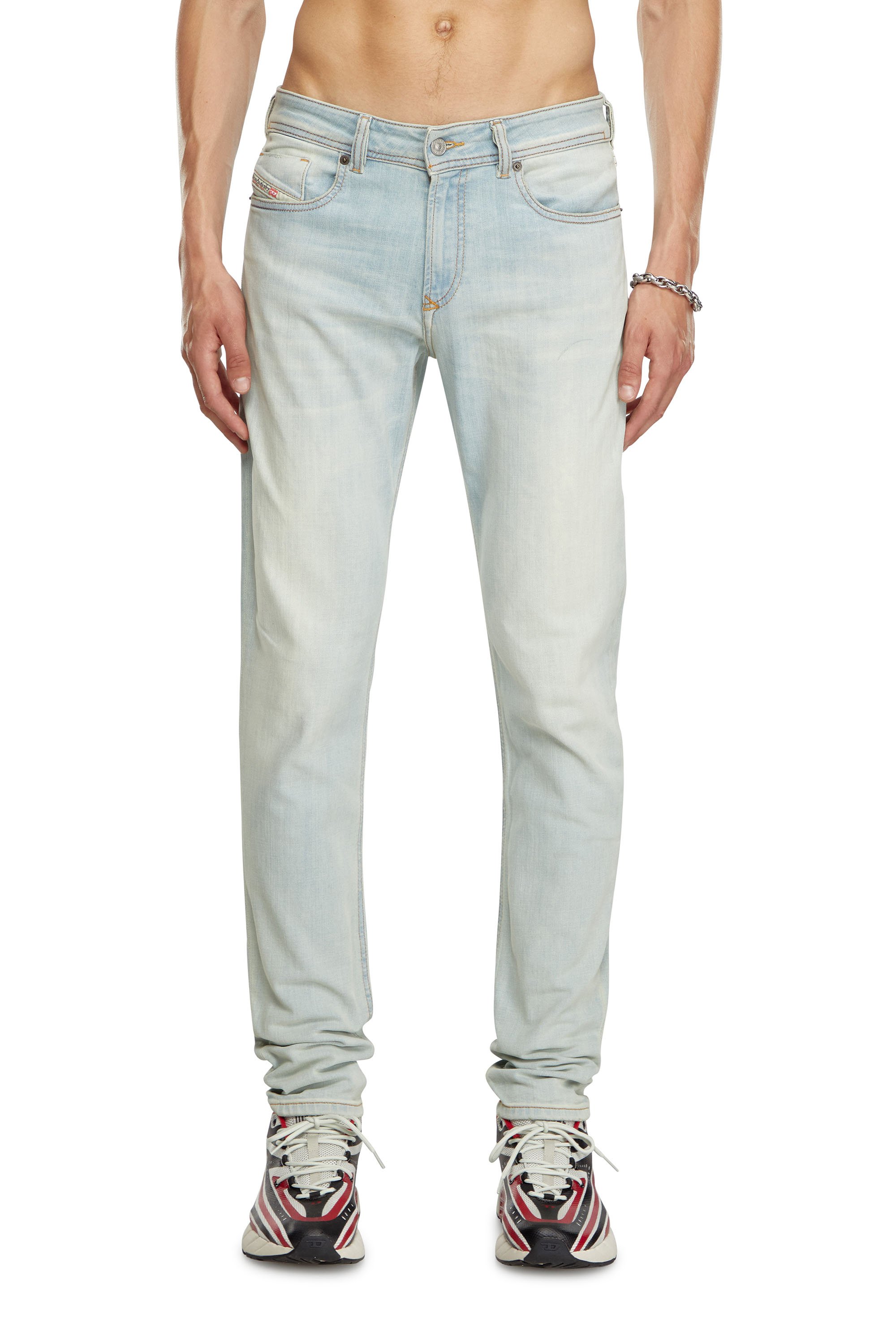 Diesel - Skinny Jeans 1979 Sleenker 09J19 Hombre, Azul Claro - 1