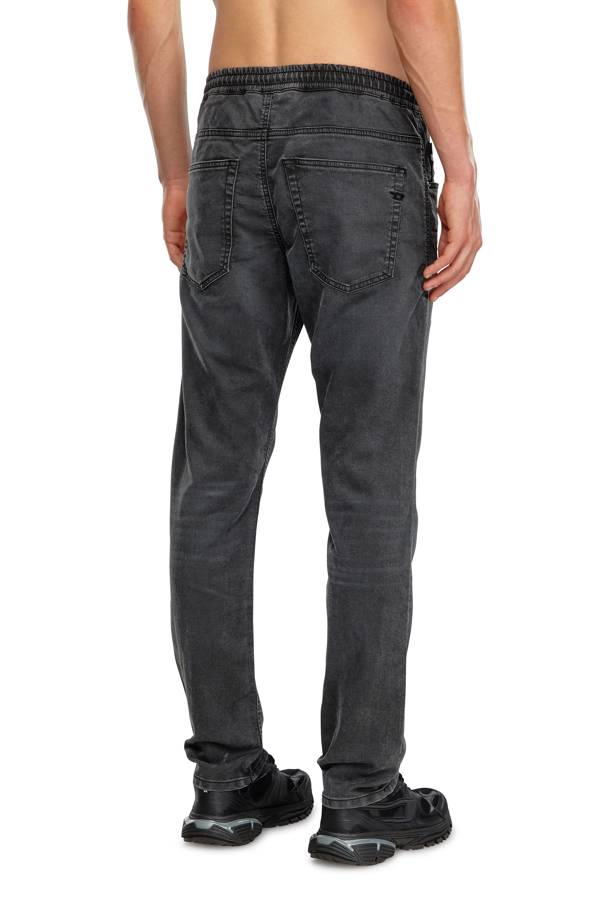 Diesel - Regular 2030 D-Krooley Joggjeans® 09J75 Hombre, Negro/Gris oscuro - 4