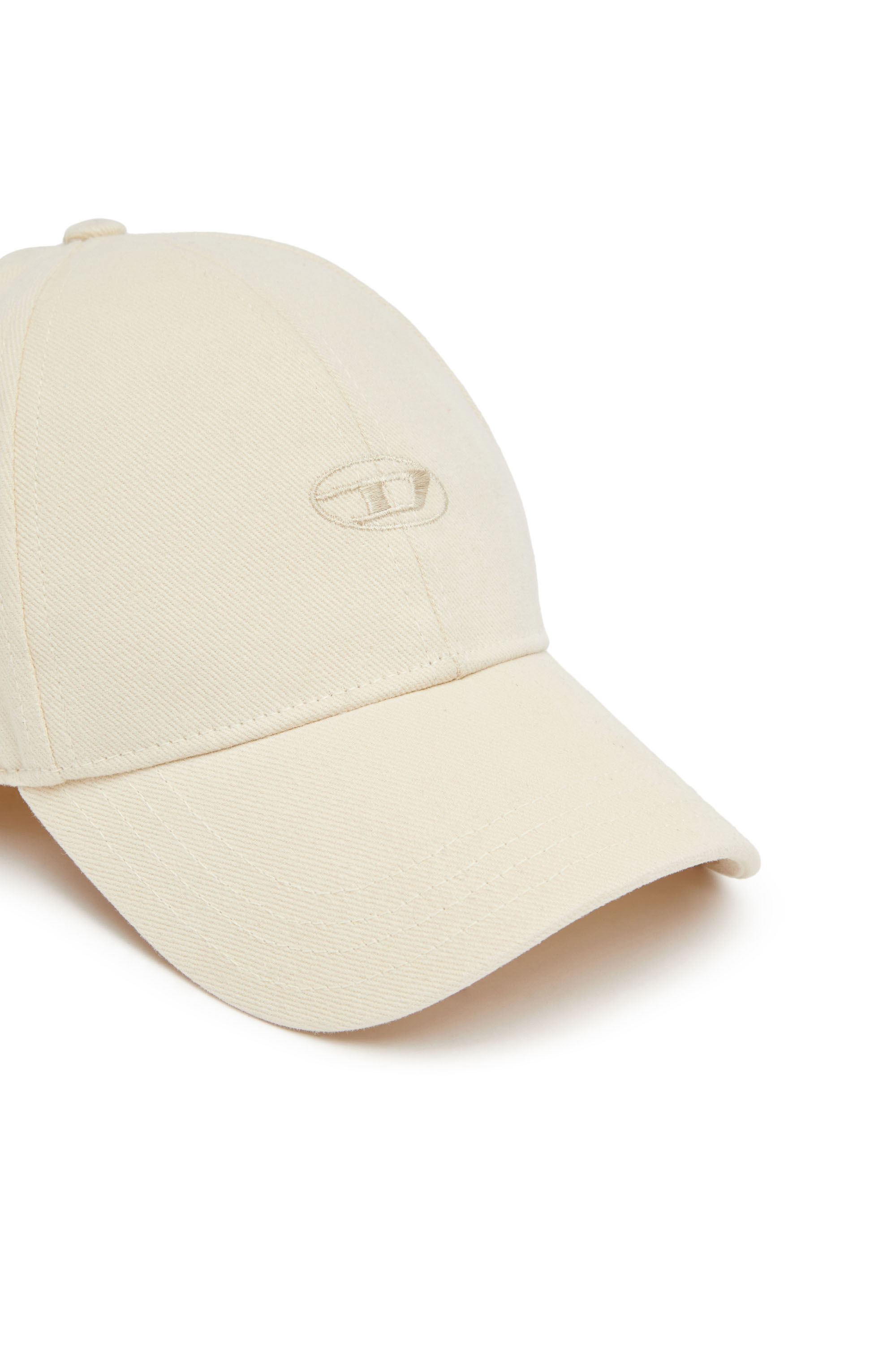 Diesel - C-RUN-WASH, Man's Baseball cap in washed cotton twill in White - 3