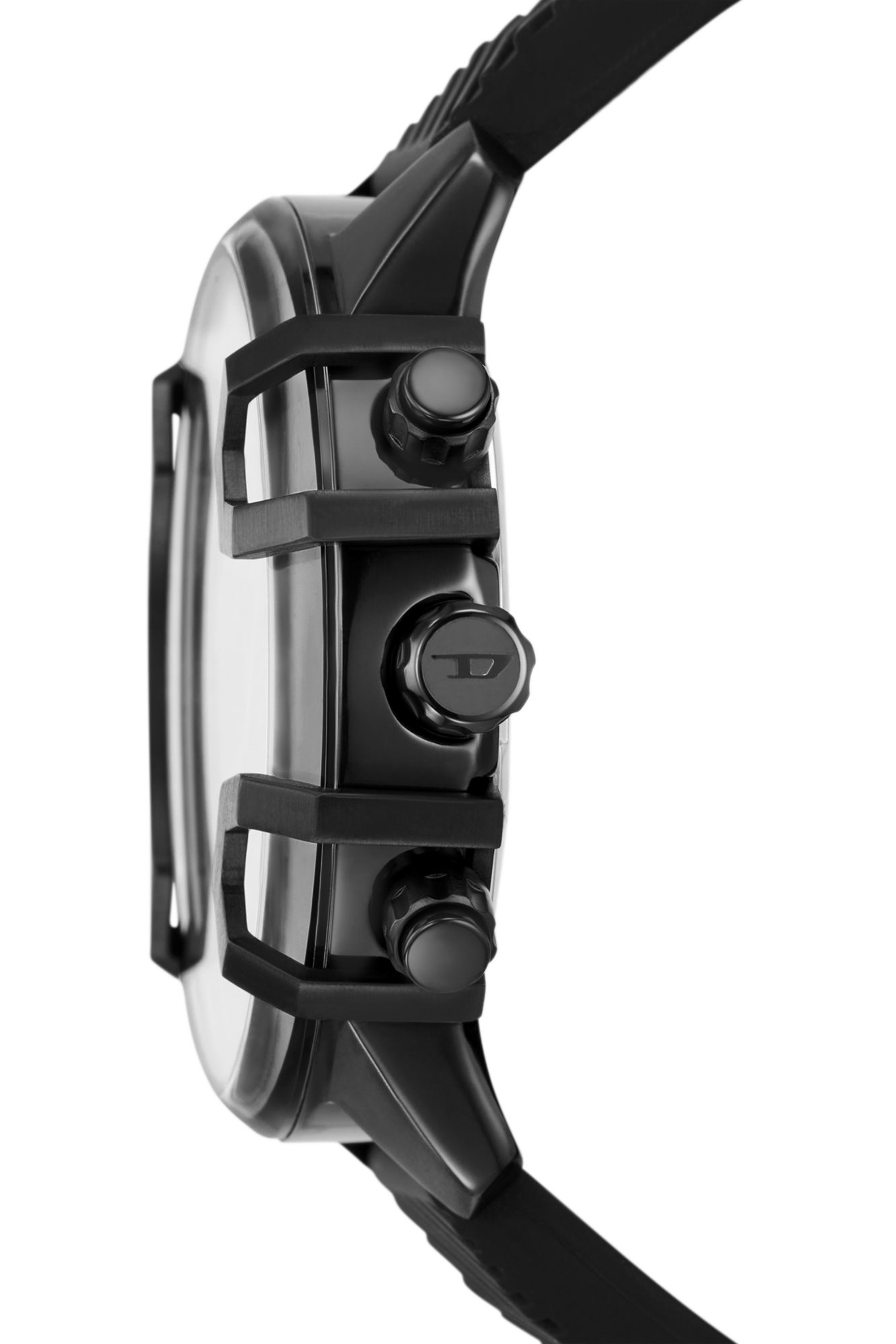 Diesel - DZ4650, Reloj Griffed de silicona y pulsera Hombre in Negro - 3