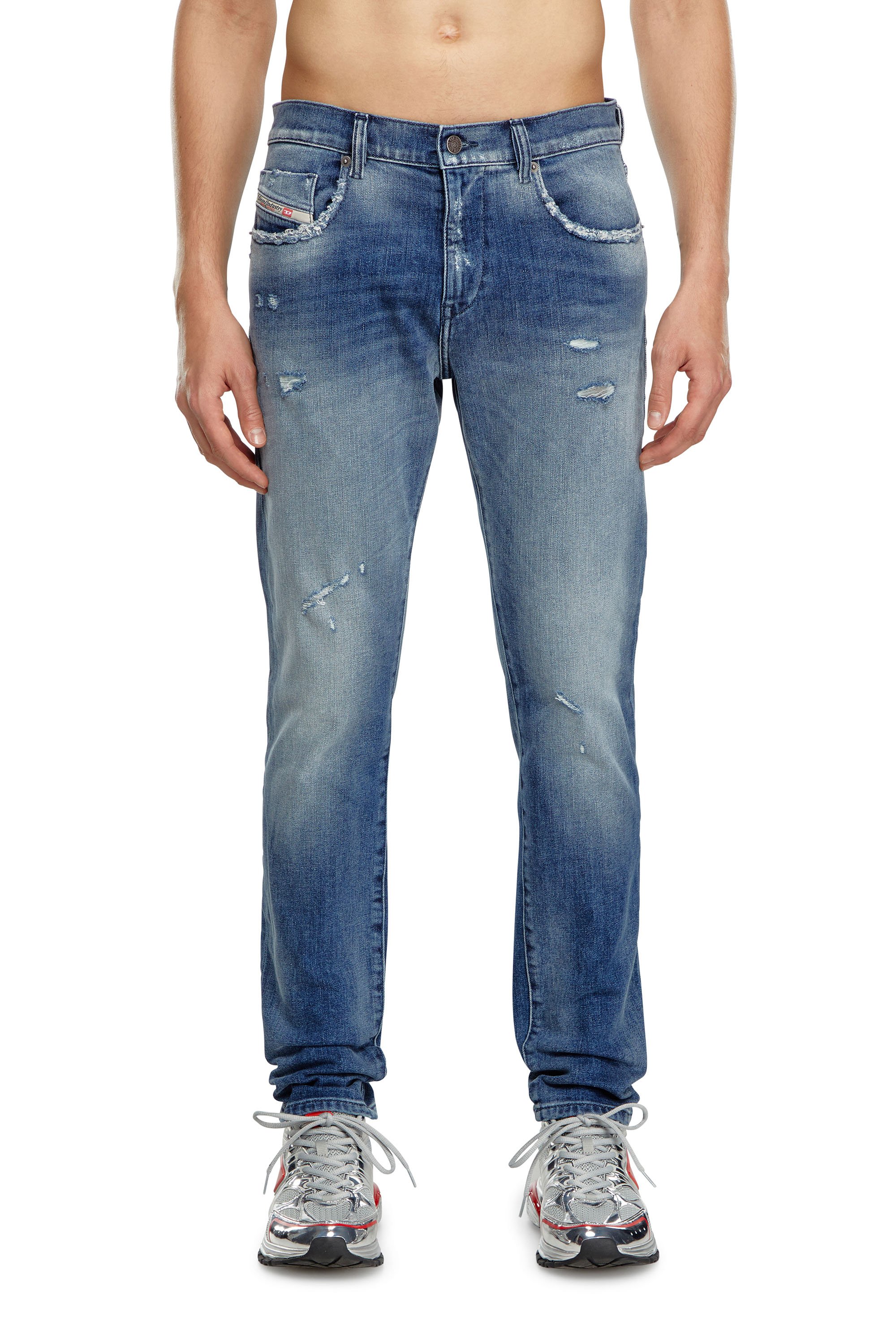 Diesel - Slim Jeans 2019 D-Strukt 09J61 Hombre, Azul medio - 1