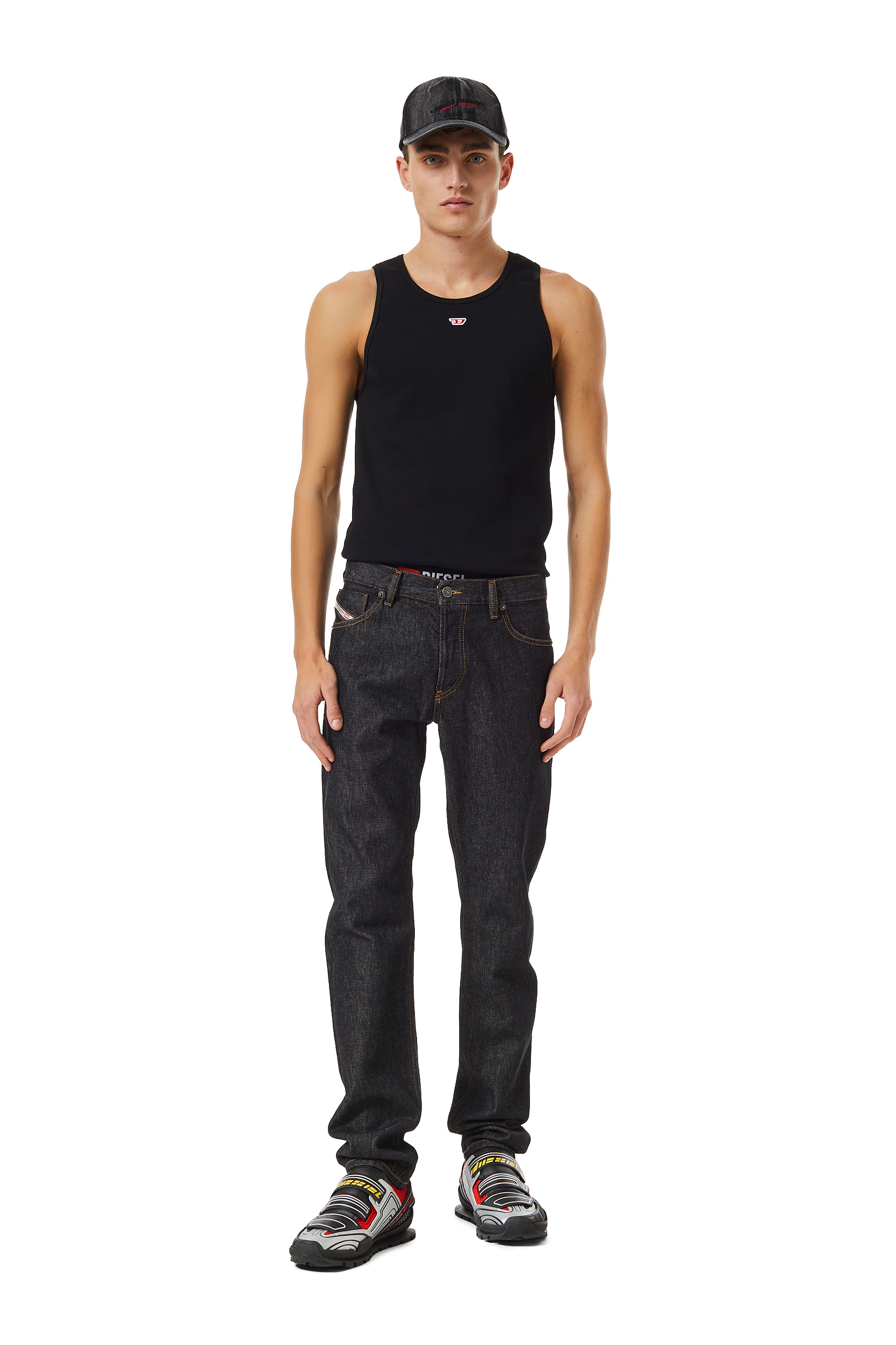 Diesel - Straight Jeans 1995 D-Sark Z9C34, Man's Straight Jeans - 1995 in Black/Dark grey - 3