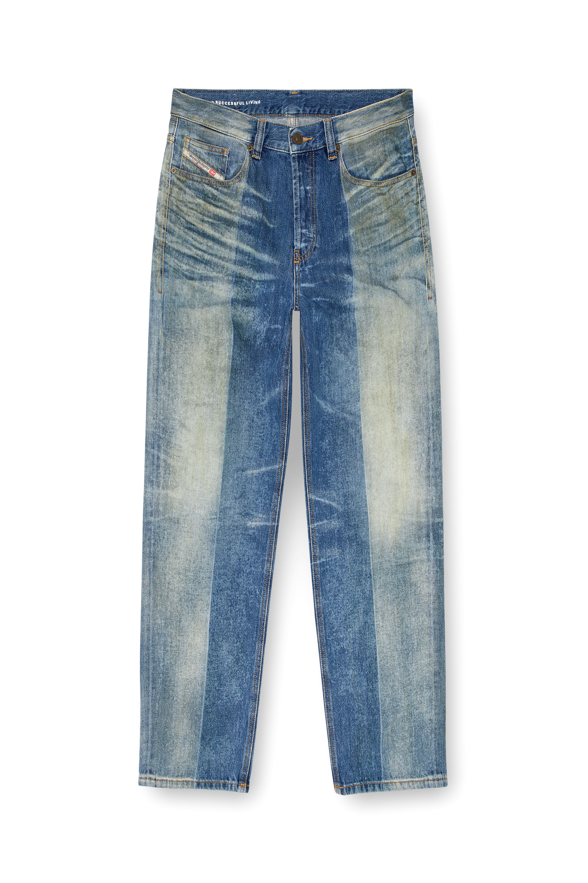 Diesel - Regular Jeans 2010 D-Macs 09L04 Hombre, Azul medio - 3