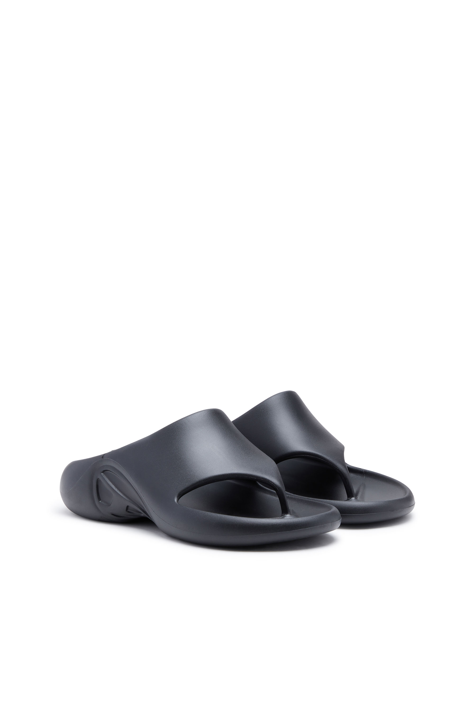 Diesel - SA-MAUI X, Unisex's Sa-Maui-Rubber mule flip-flop in Black - 2