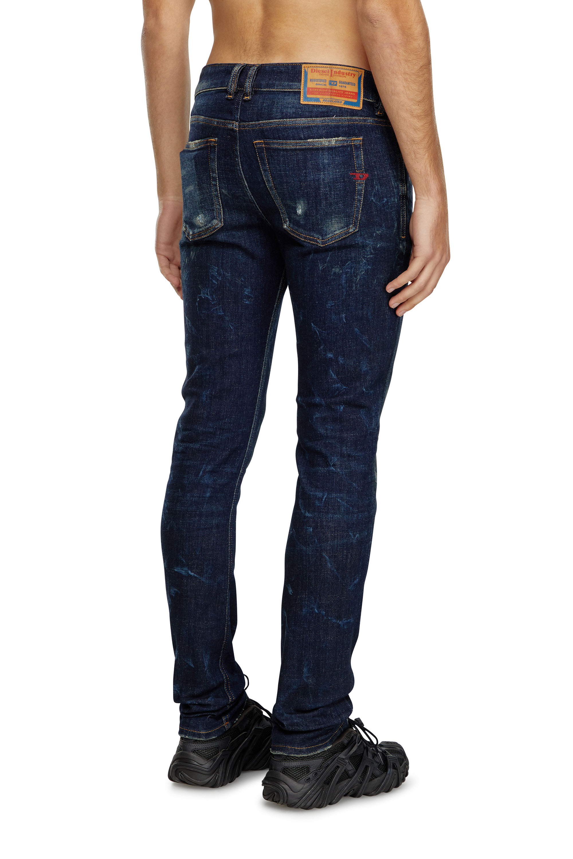 Diesel - Man's Skinny Jeans 1979 Sleenker 09J26, Dark Blue - 3