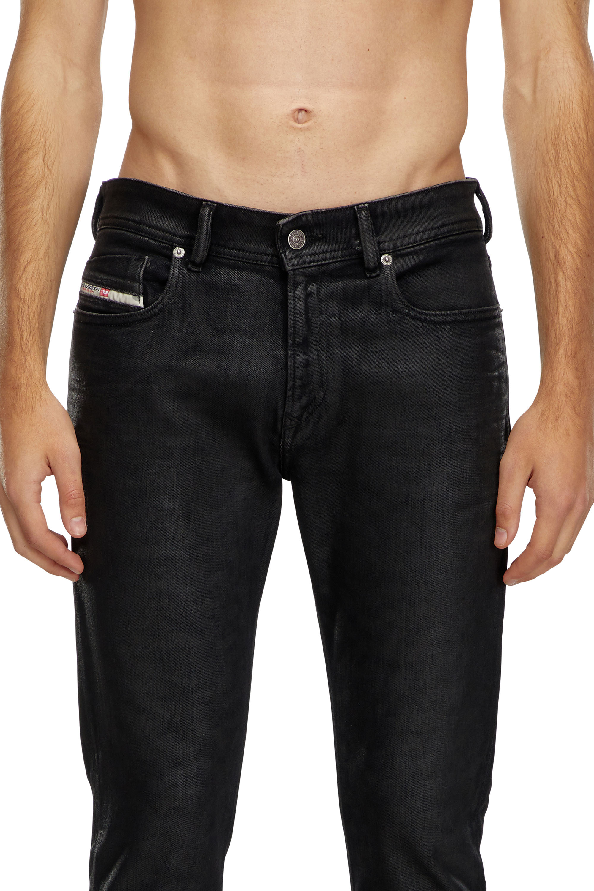 Diesel - Man's Skinny Jeans 1979 Sleenker 09J30, Black/Dark grey - 5