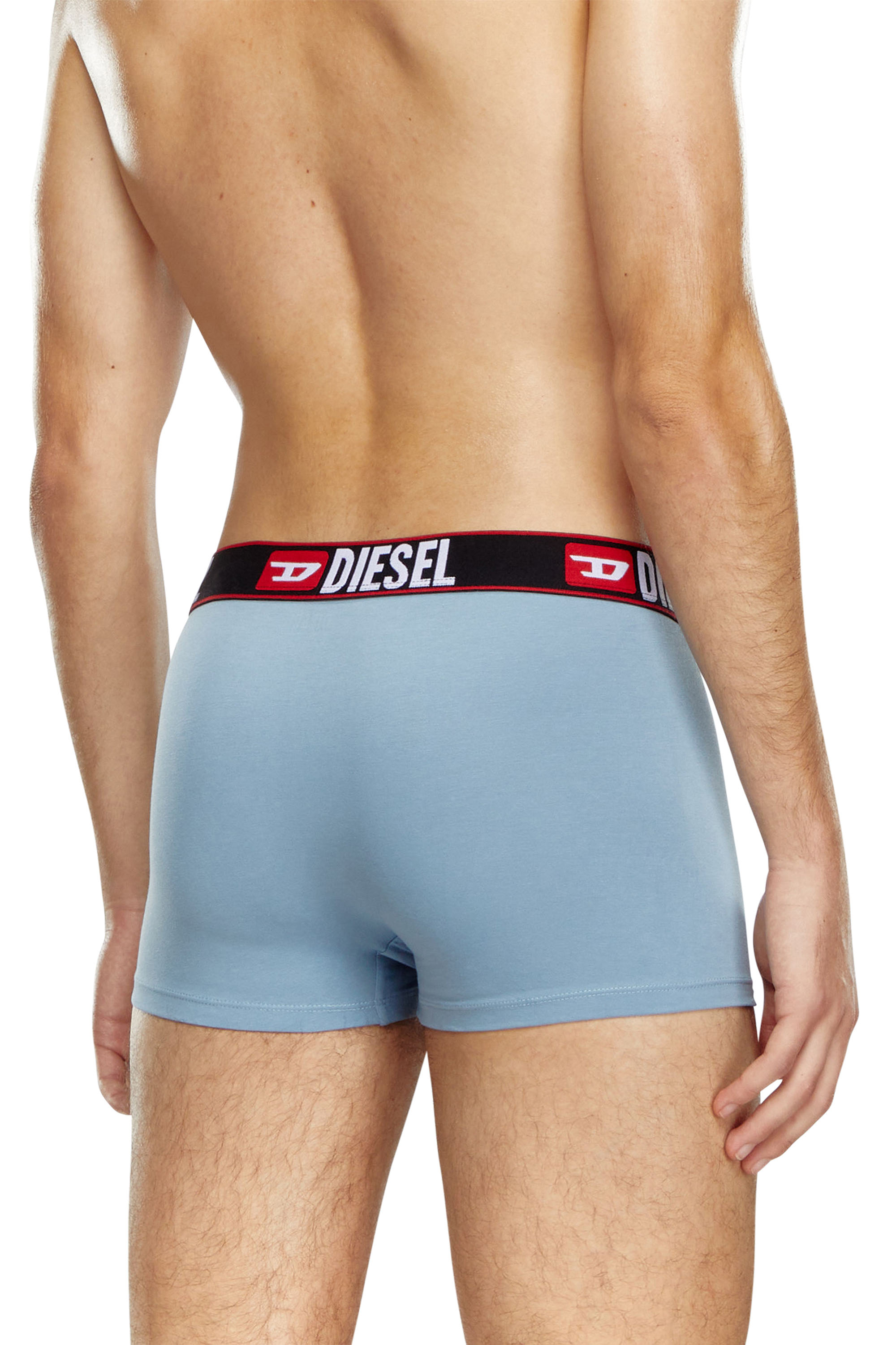 Diesel - UMBX-DAMIENTHREEPACK, Paquete de 3 bóxers ajustados con motivo nublado Hombre in Azul marino - 3