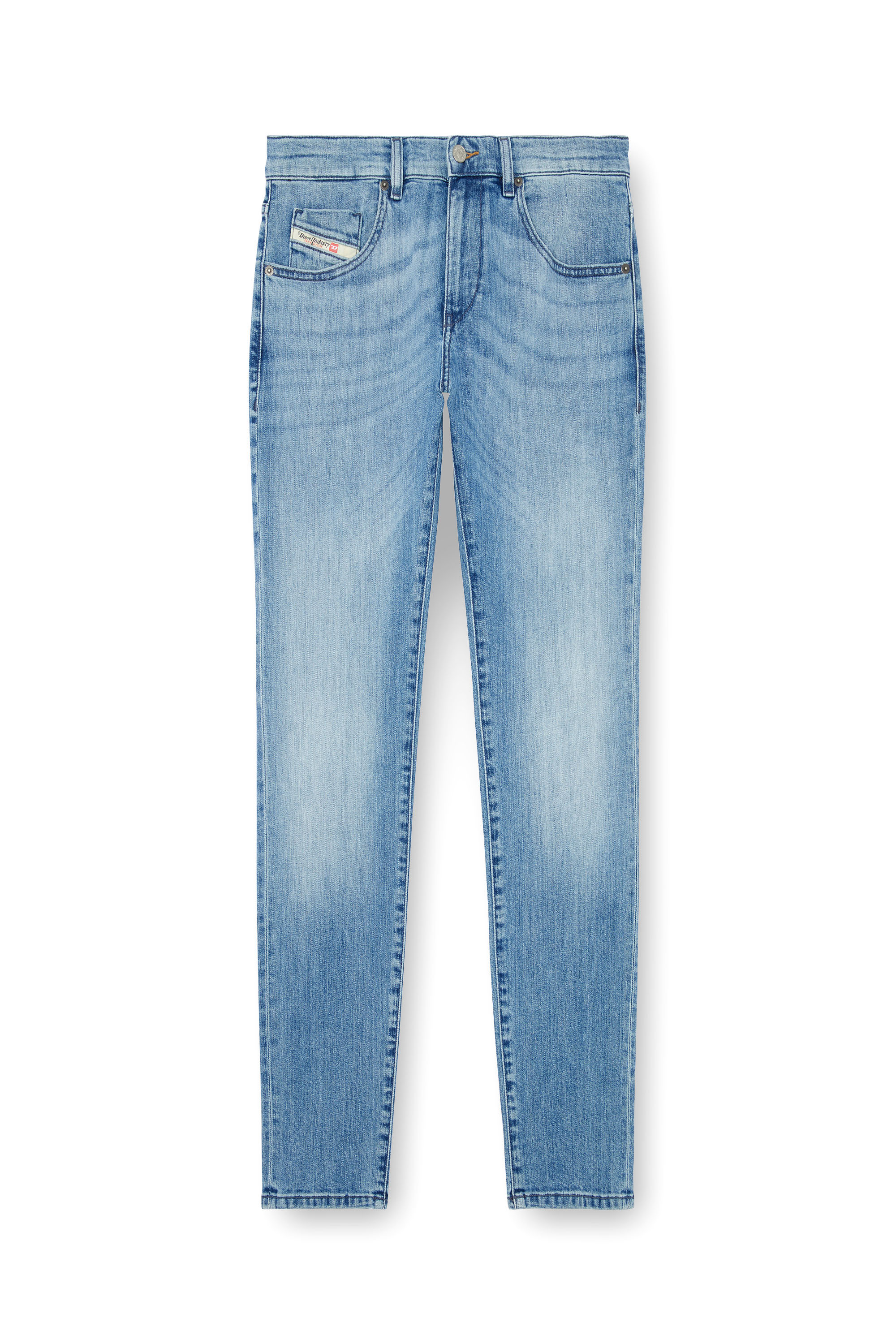 Diesel - Slim Jeans 2019 D-Strukt 0GRDI Hombre, Azul Claro - 3