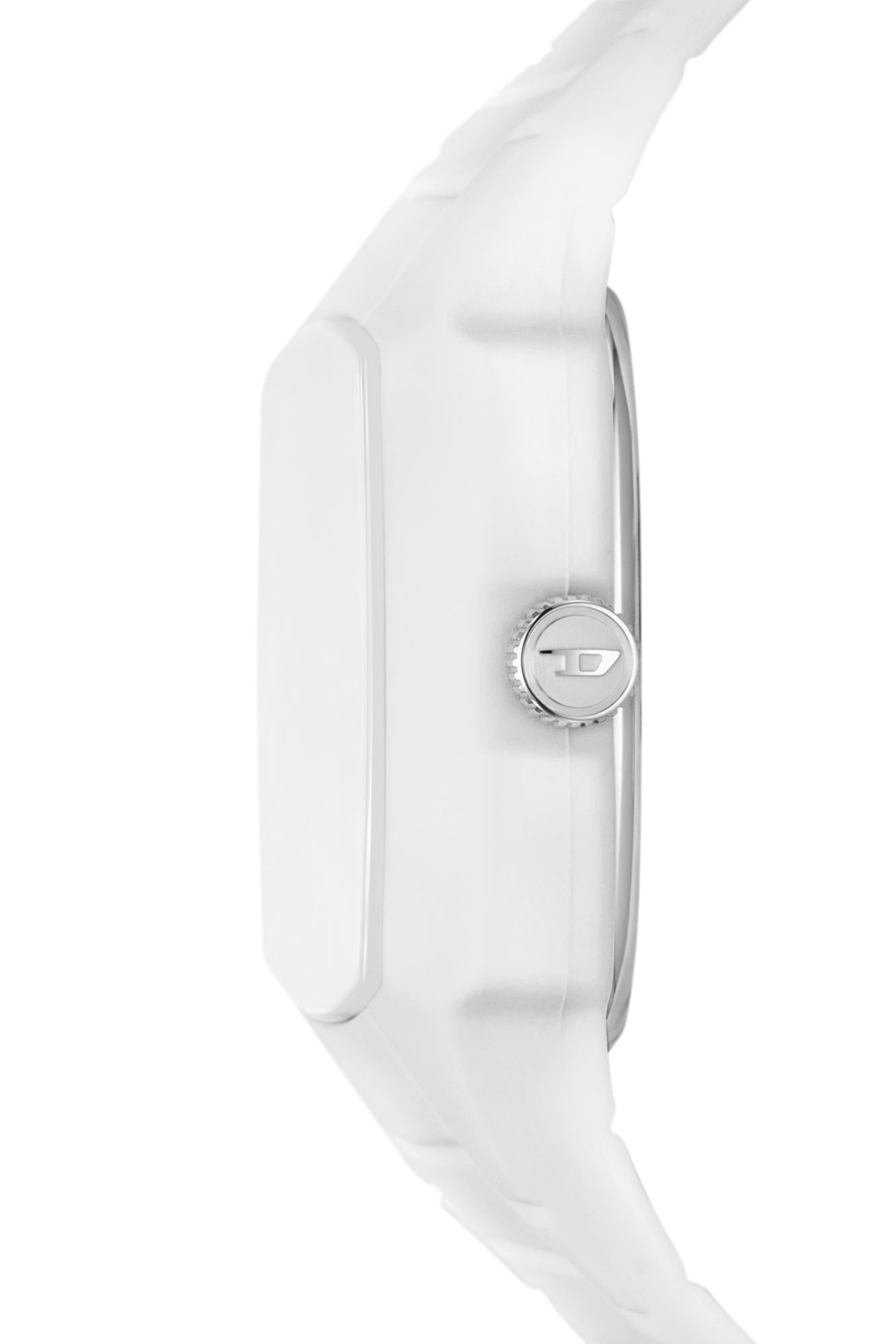 Diesel - DZ2204, Man's Cliffhanger 2.0 three-hand white silicone watch in White - 3