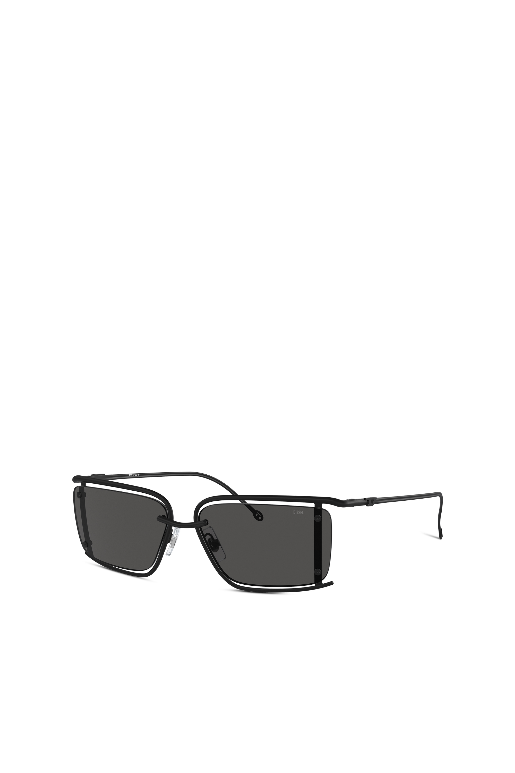 Diesel - 0DL1002, Gafas rectangulares Unisex in Negro - 4