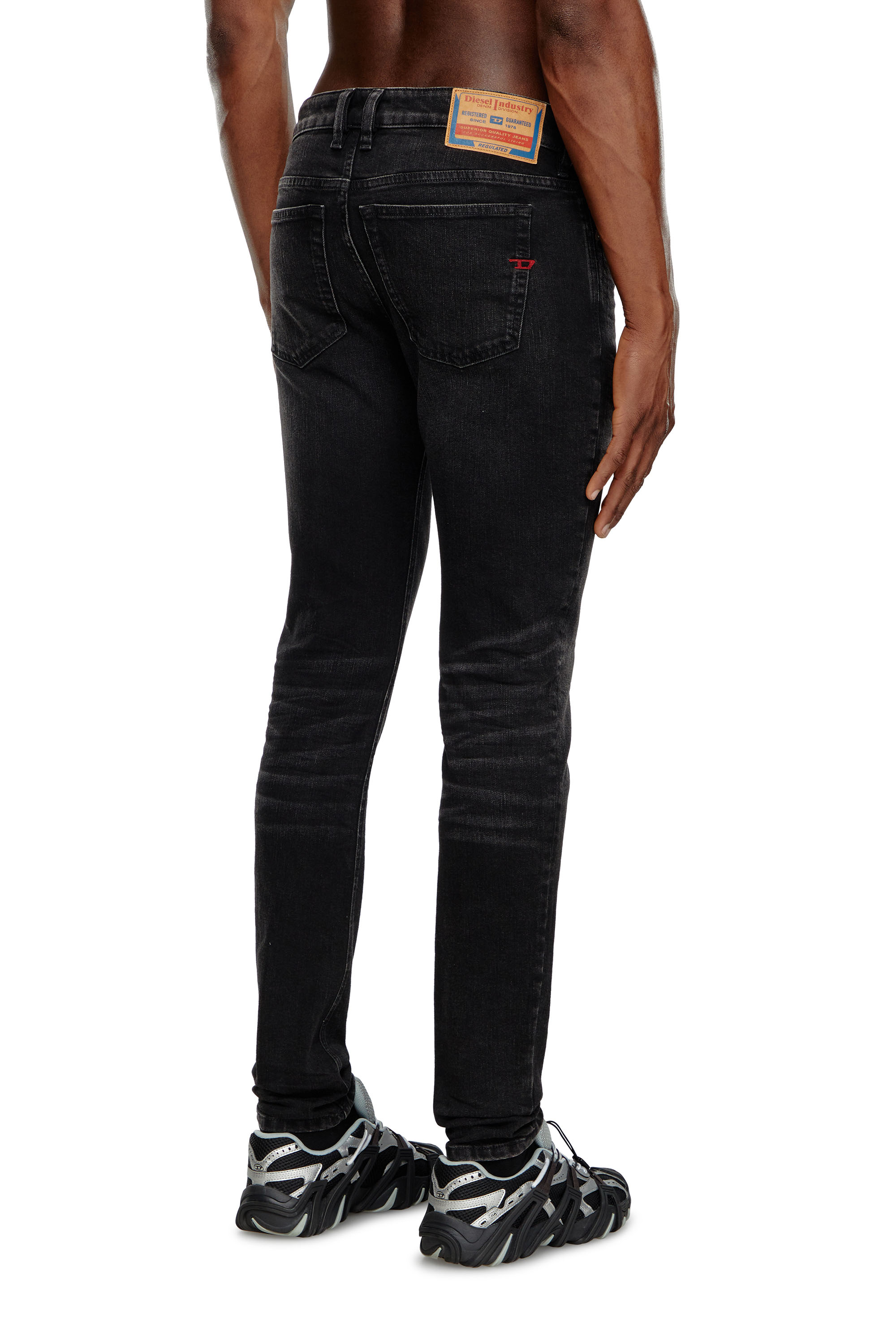 Diesel - Skinny Jeans 1979 Sleenker 0GRDA Hombre, Negro/Gris oscuro - 4