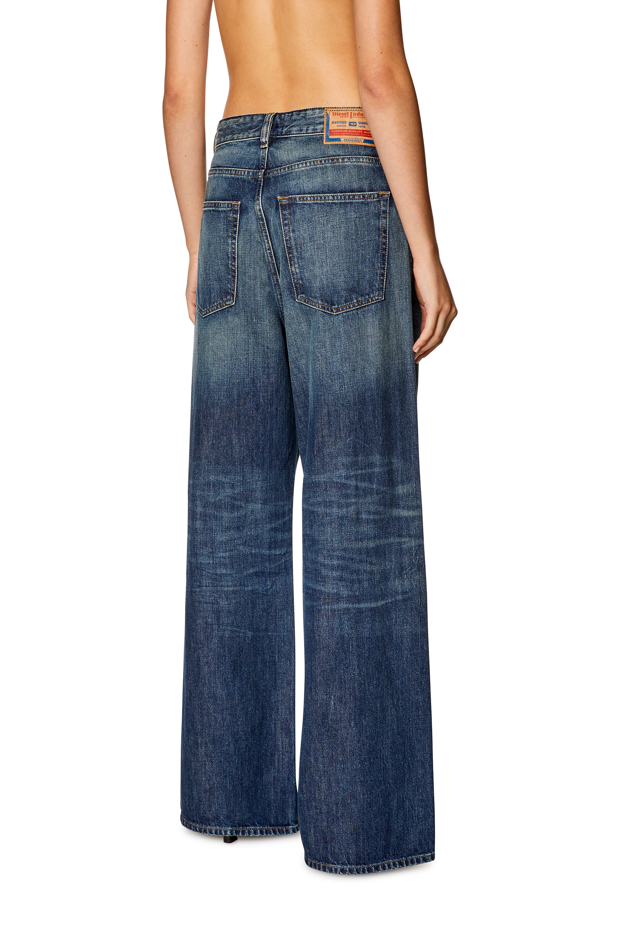 Diesel - Relaxed Jeans 1996 D-Sire 09H59 Mujer, Azul Oscuro - 4