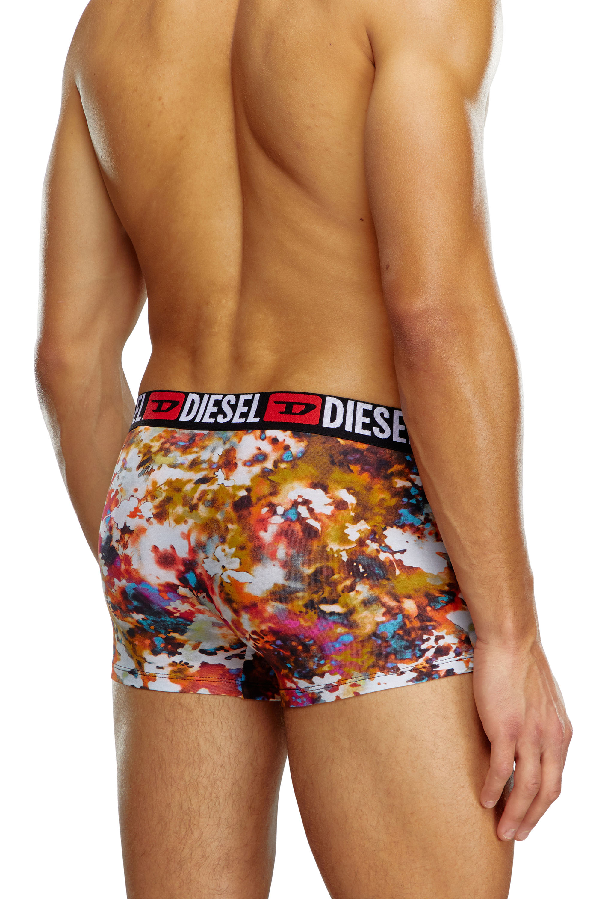 Diesel - UMBX-DAMIENTHREEPACK, Paquete de 3 bóxers ajustados lisos y florales Hombre in Multicolor - 3